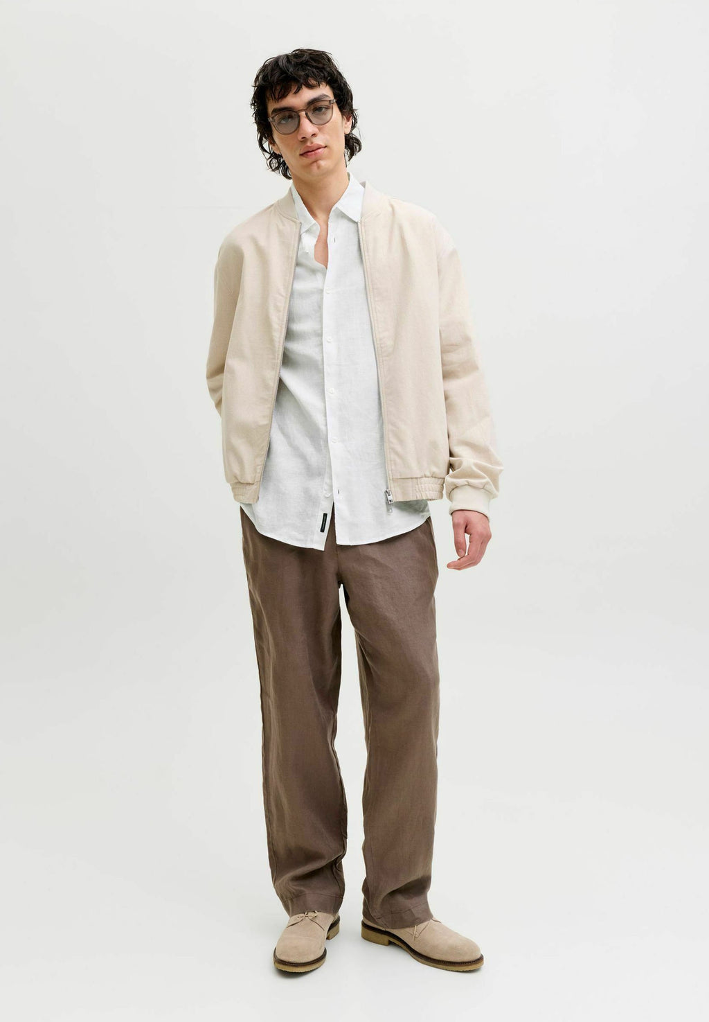 Casual Relaxed Fit - Shirt - bright white