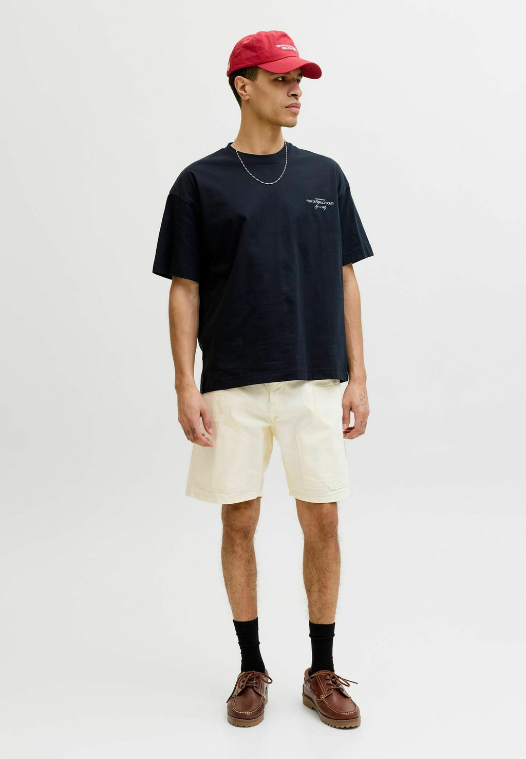 Loose fit gy - Shorts - antique white