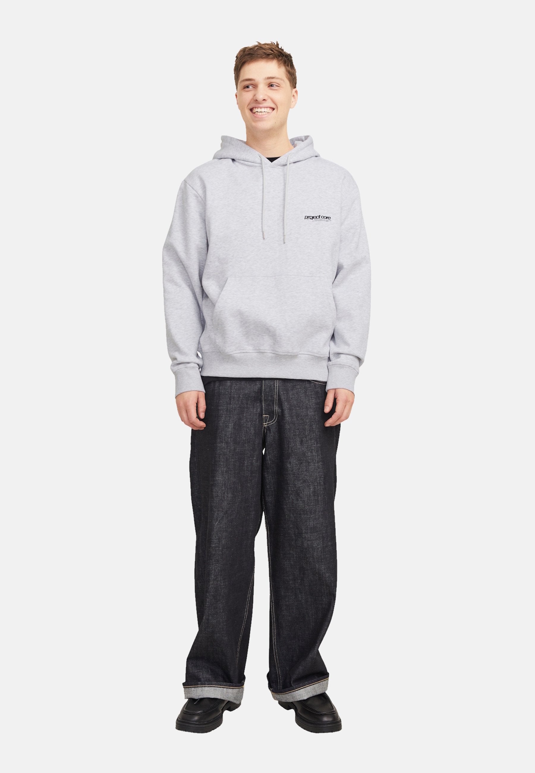 Backprintet - Hoodie - weiß