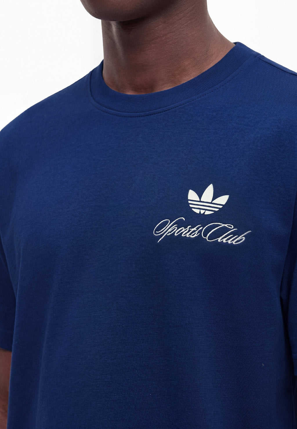 SPORTCLUB LOOSE TEE UNISEX - Print T-shirt - dark blue