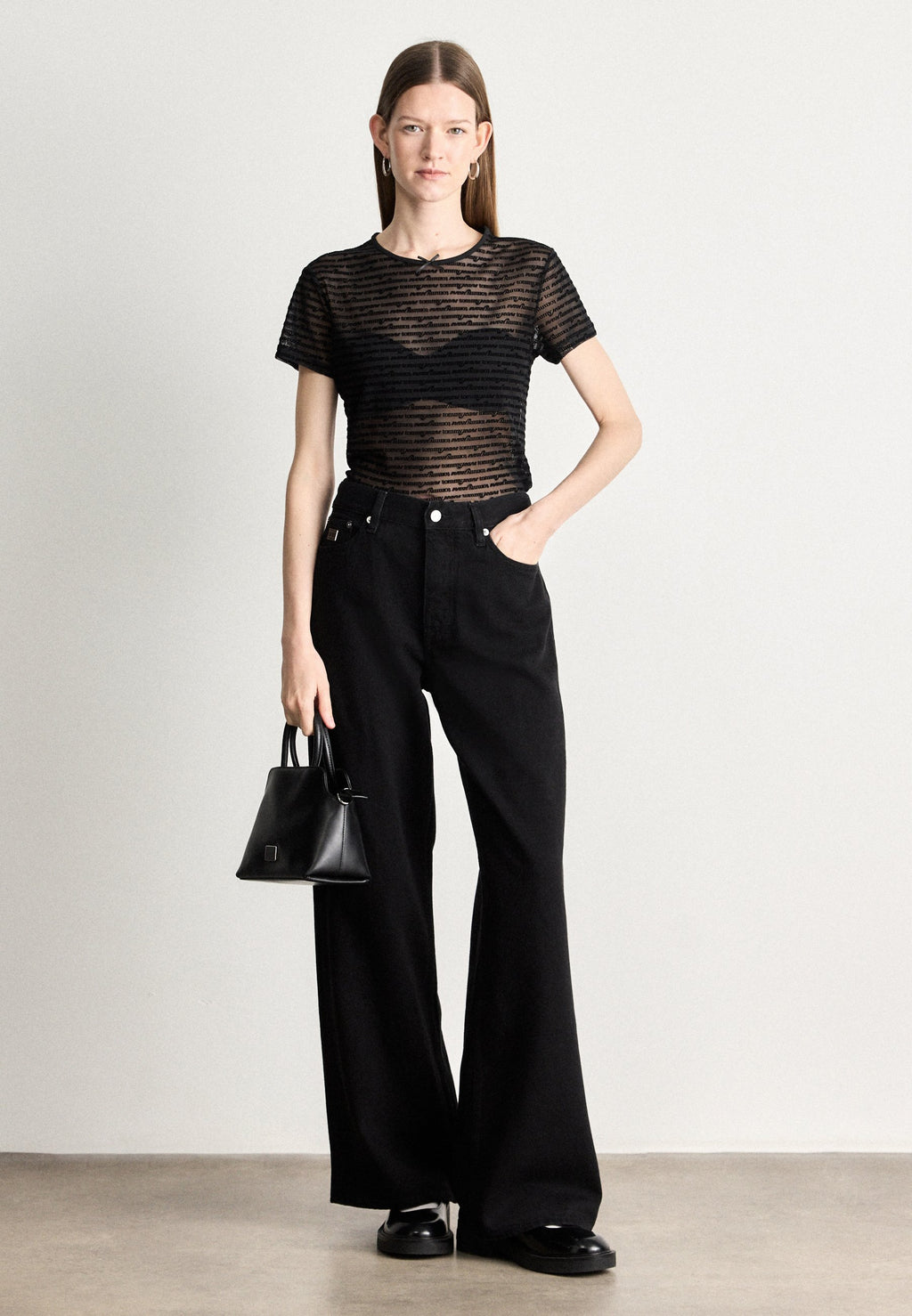 MID RISE LOOSE - Loose Jeans - denim black