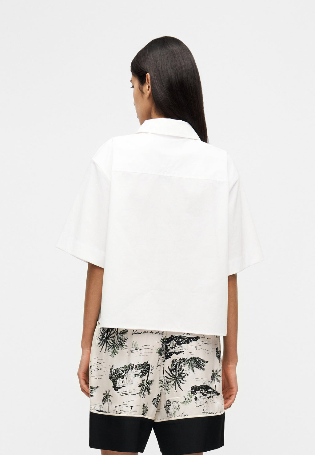 SIGNATURE - Button-down blouse - white