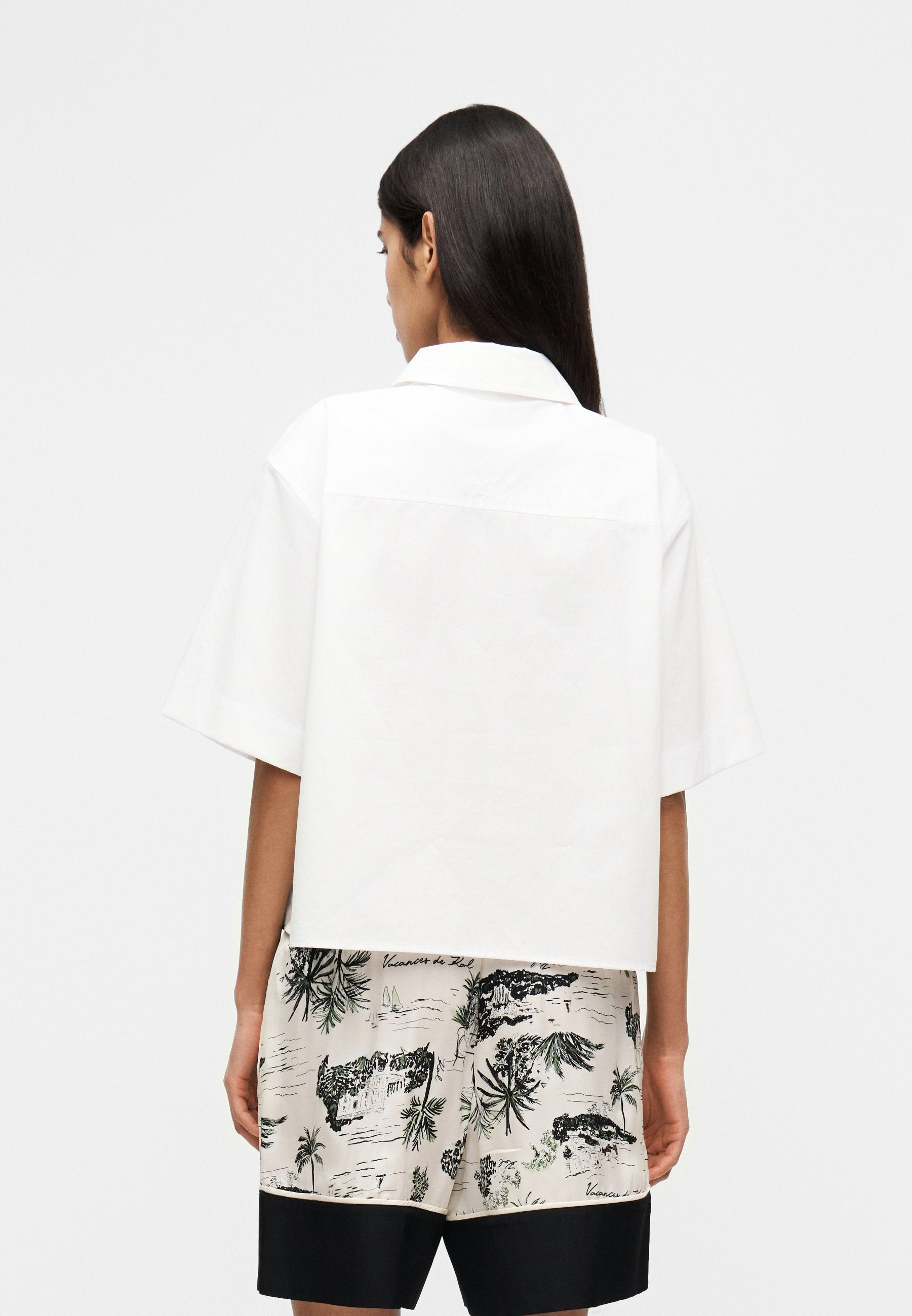 SIGNATURE - Button-down blouse - white