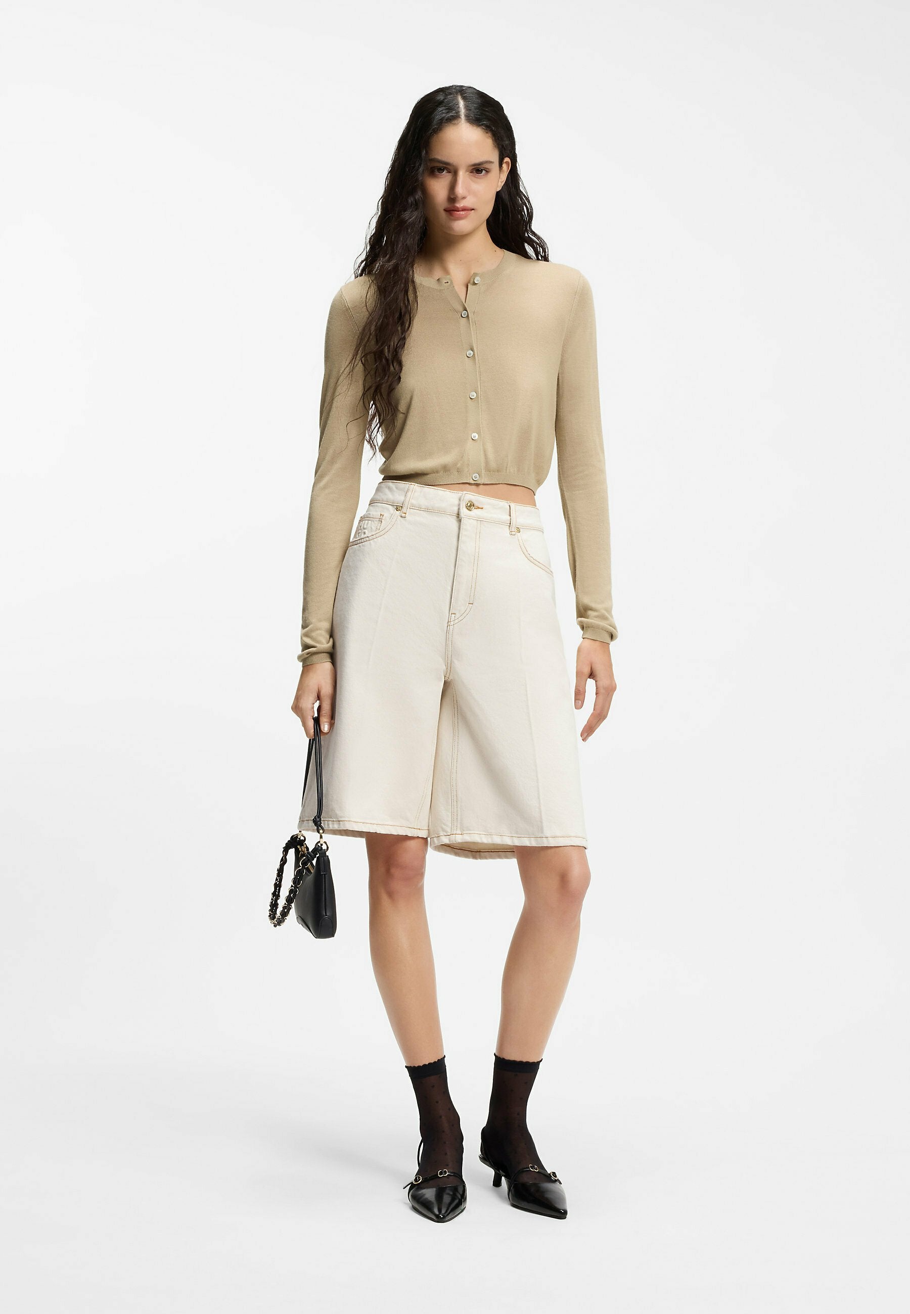 HUGO SESSIRY - Cardigan - light brown two