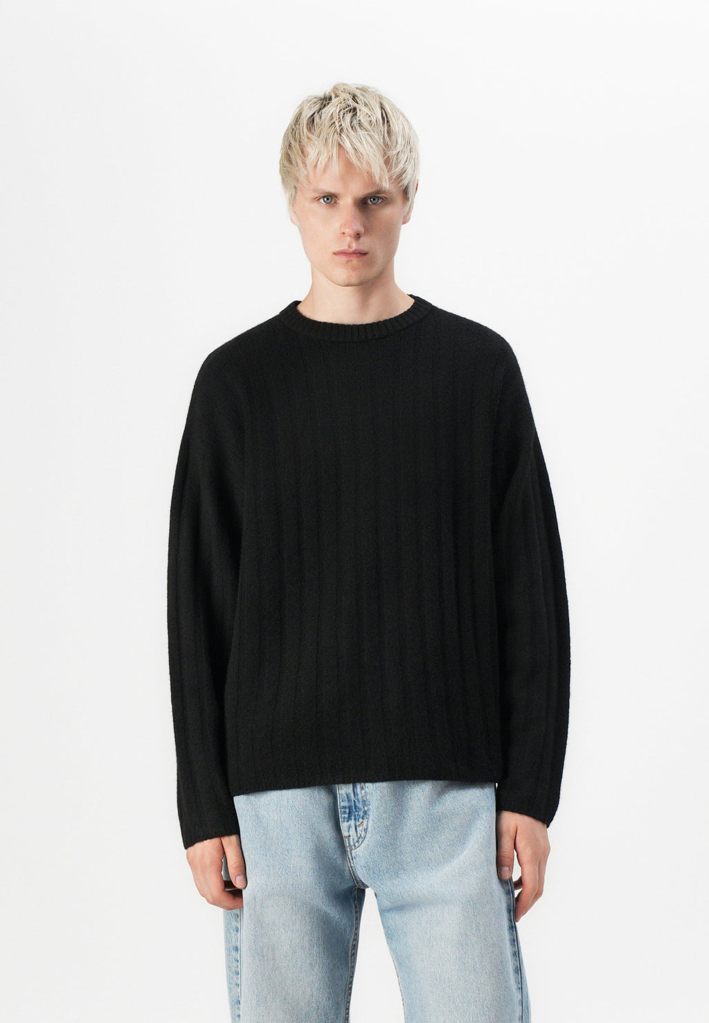 Knitted Knitted - Jumper - black