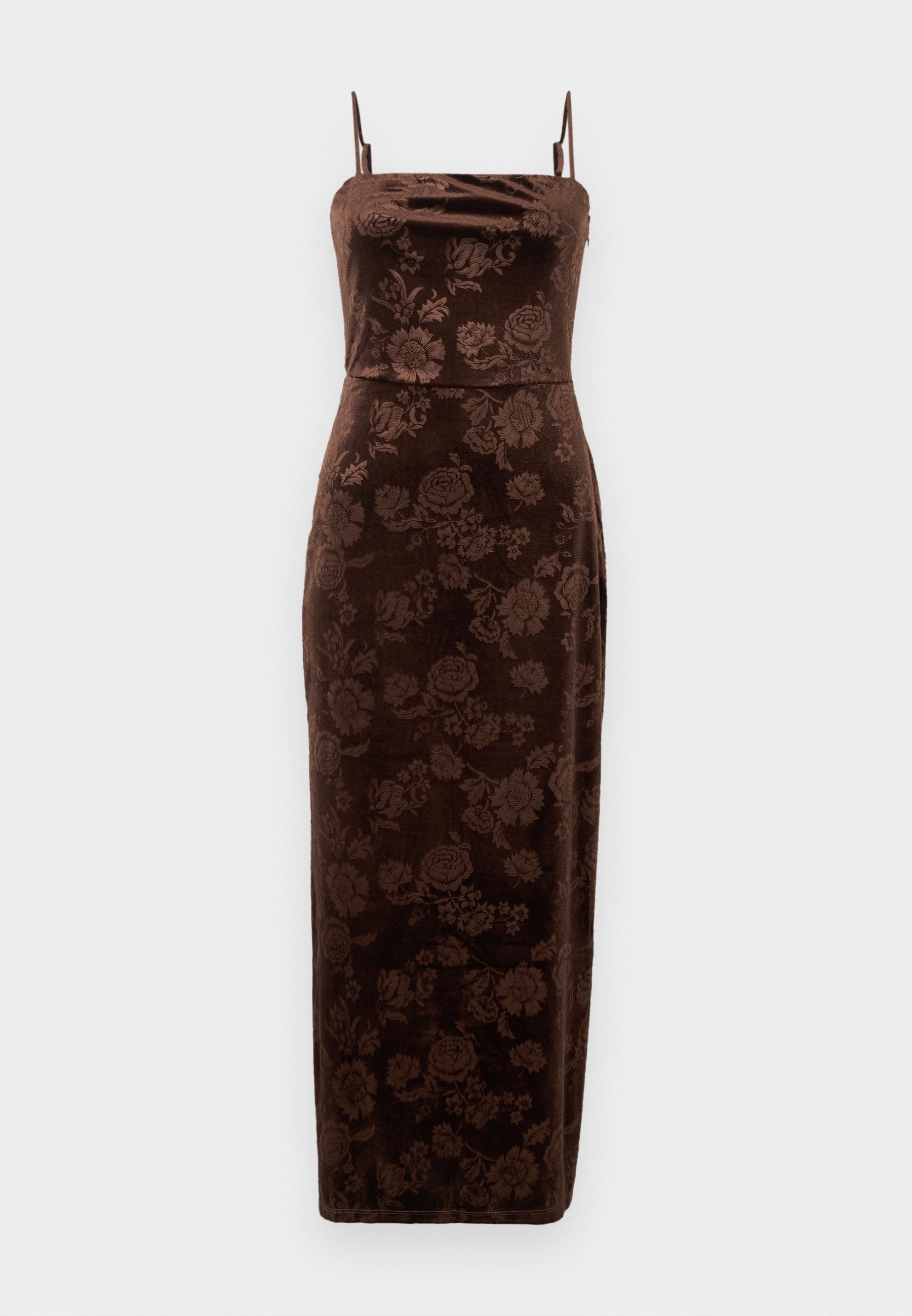COLUMN MAXI DRESS - Cocktail dress / Party dress - brown