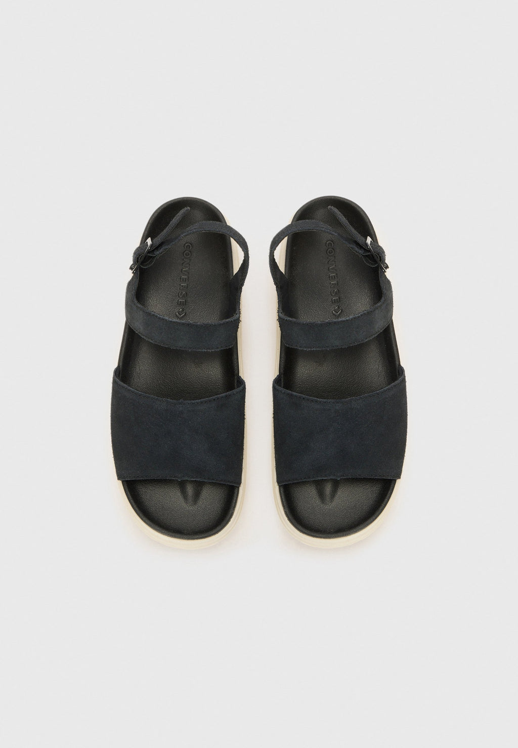 CHUCK TAYLOR - Sandales compensées - noir/noir/écru