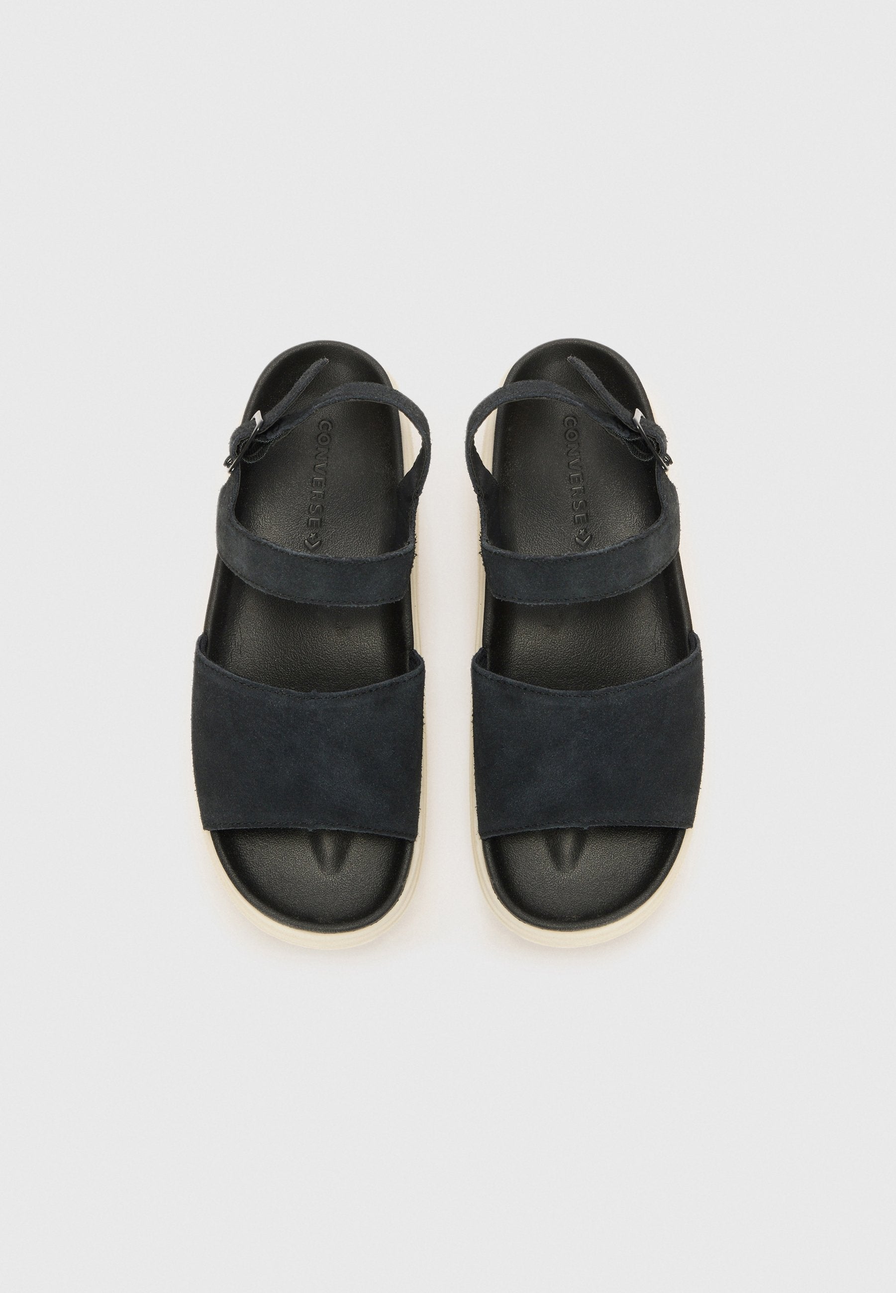 CHUCK TAYLOR - Sandales compensées - noir/noir/écru