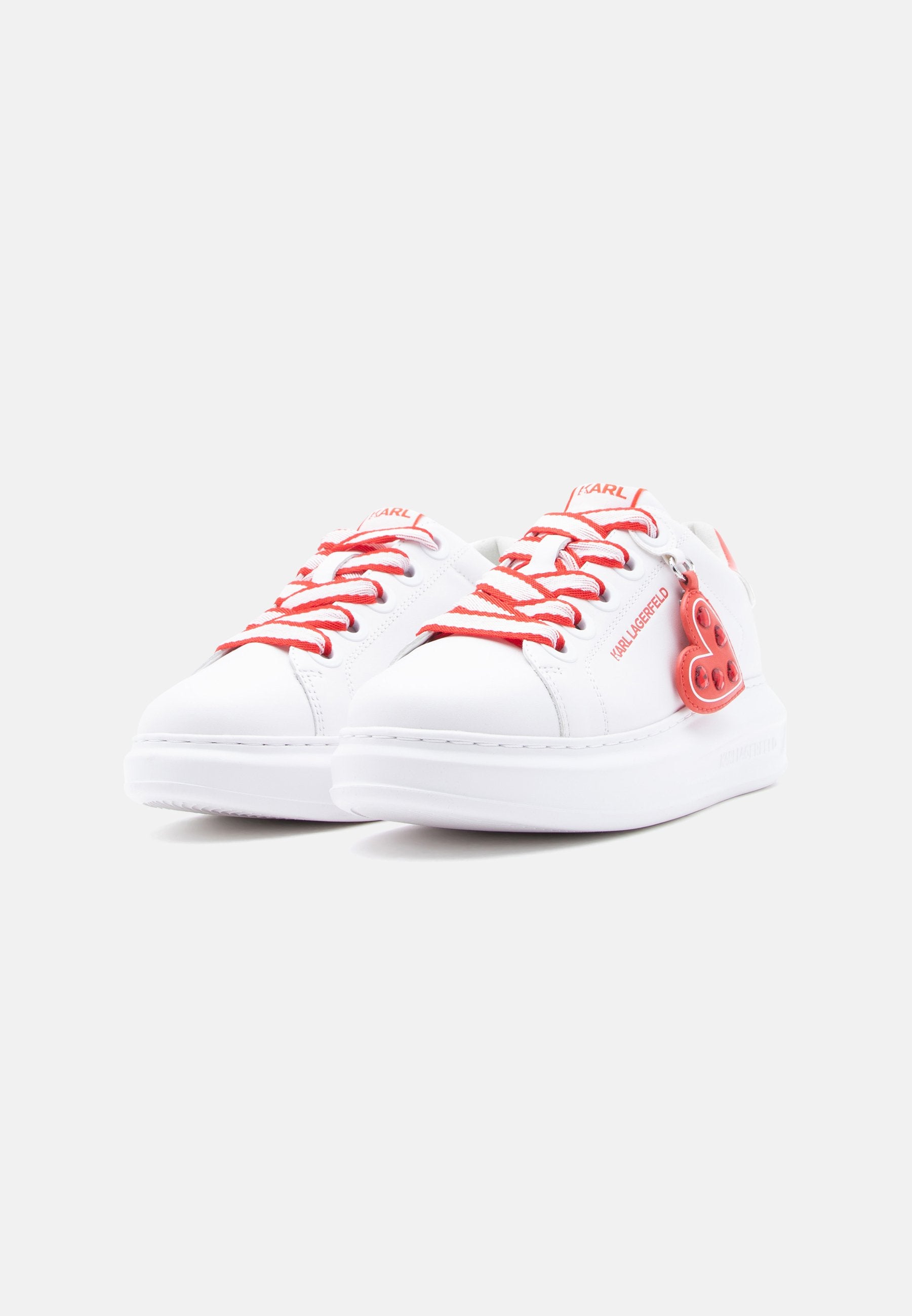 KAPRI LOVE PENDANT - Trainers - white/red
