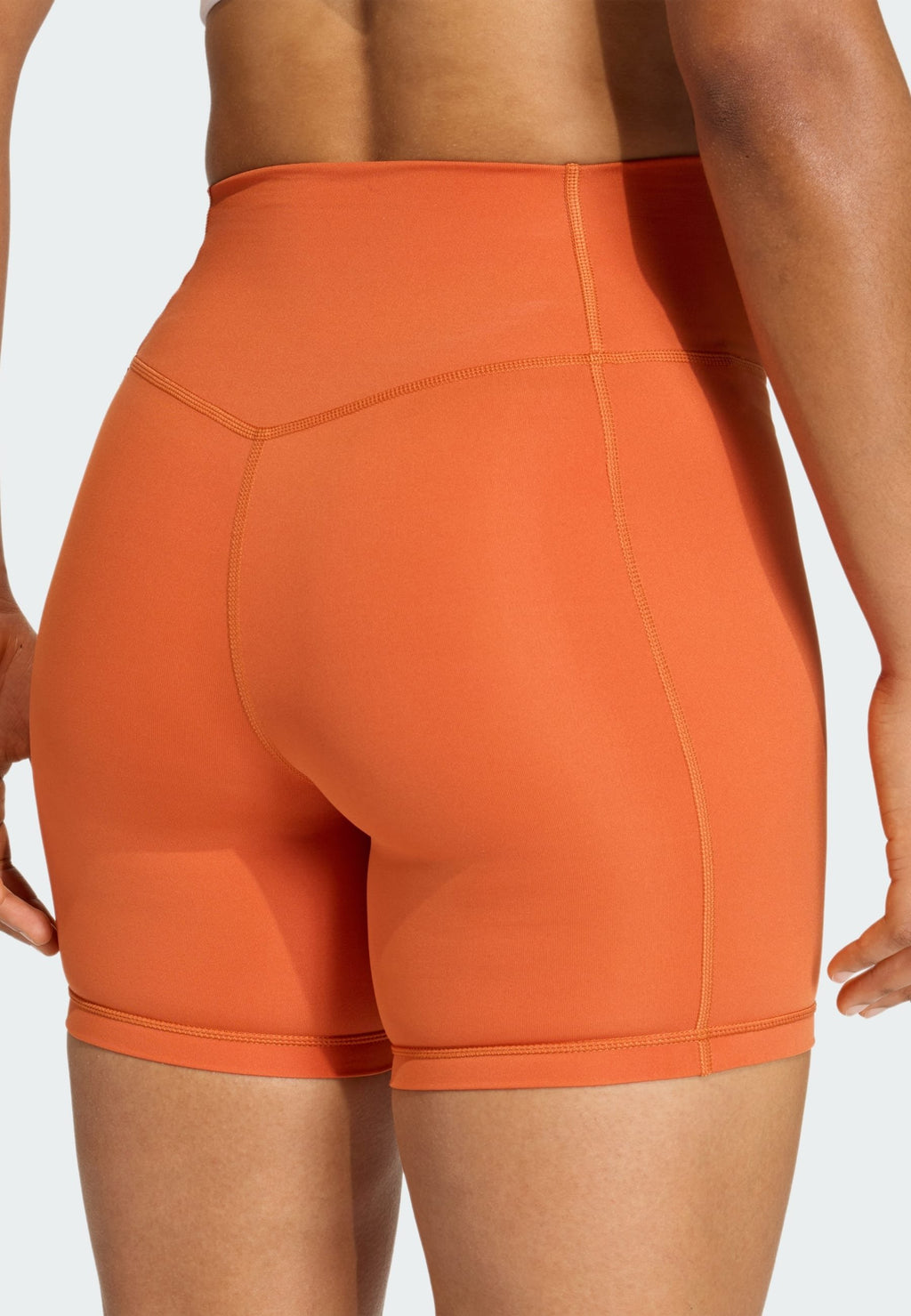 OPTIME ESSENTIALS WORKOUT SHORT LEGGINGS - Leggings - fox orange