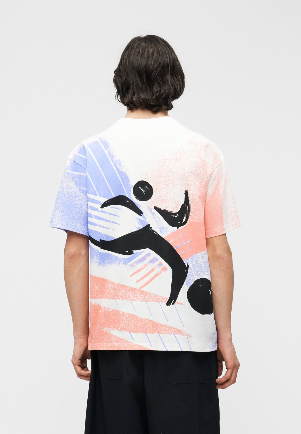 TEE POST STAMP UNISEX - Print T-shirt - white