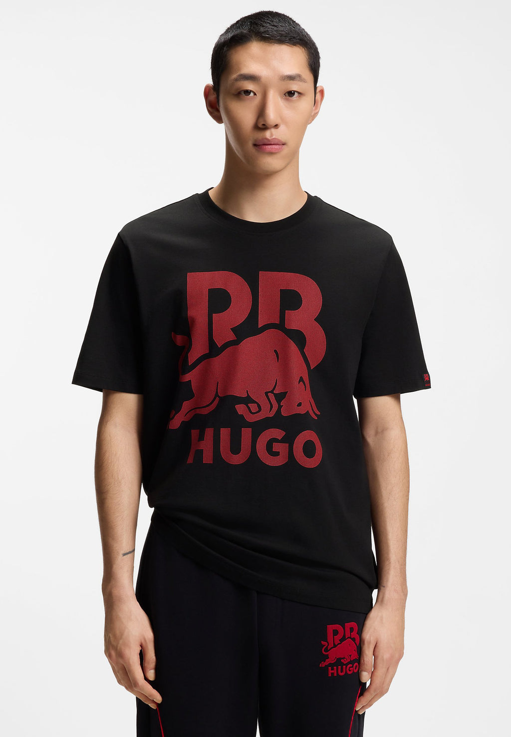 Print T-shirt - black