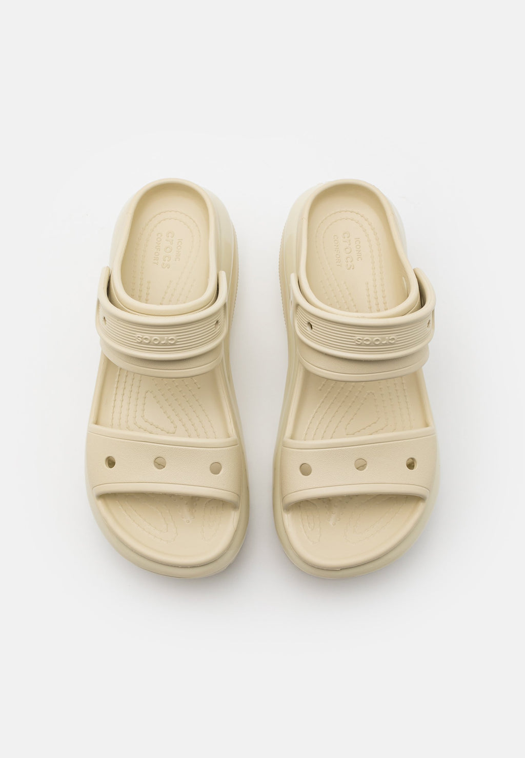 MEGA CRUSH UNISEX - Pool slides - bone