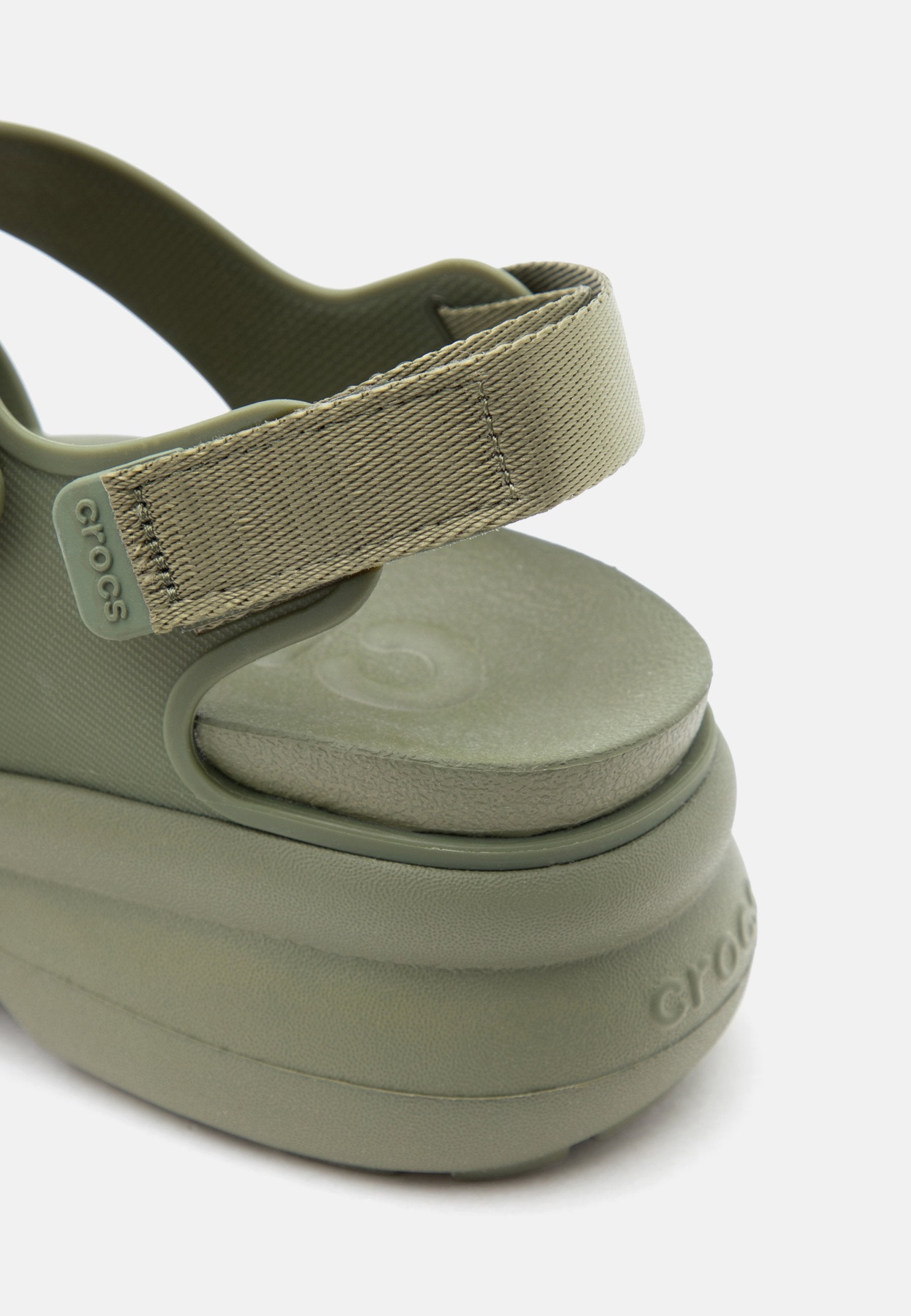 SOHO Y STRAP - Platform sandals - army green