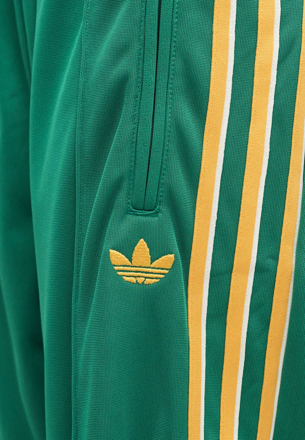 FIREBIRD LOOSE - Tracksuit bottoms - bold green/yellow/off white