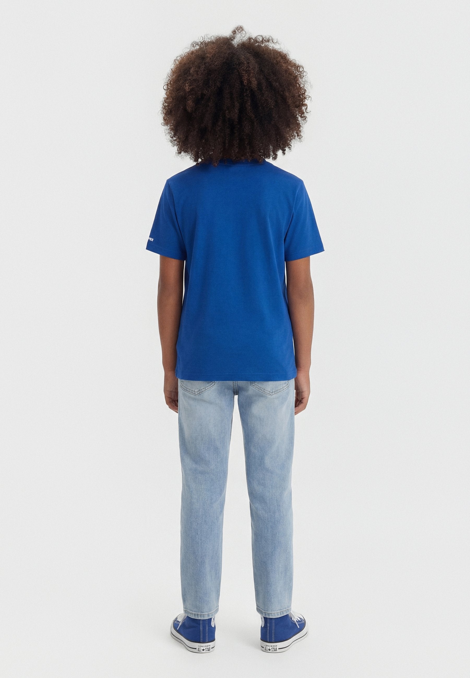 DISSECTED CHUCK PATCH TEE  - Print T-shirt - blue/egret