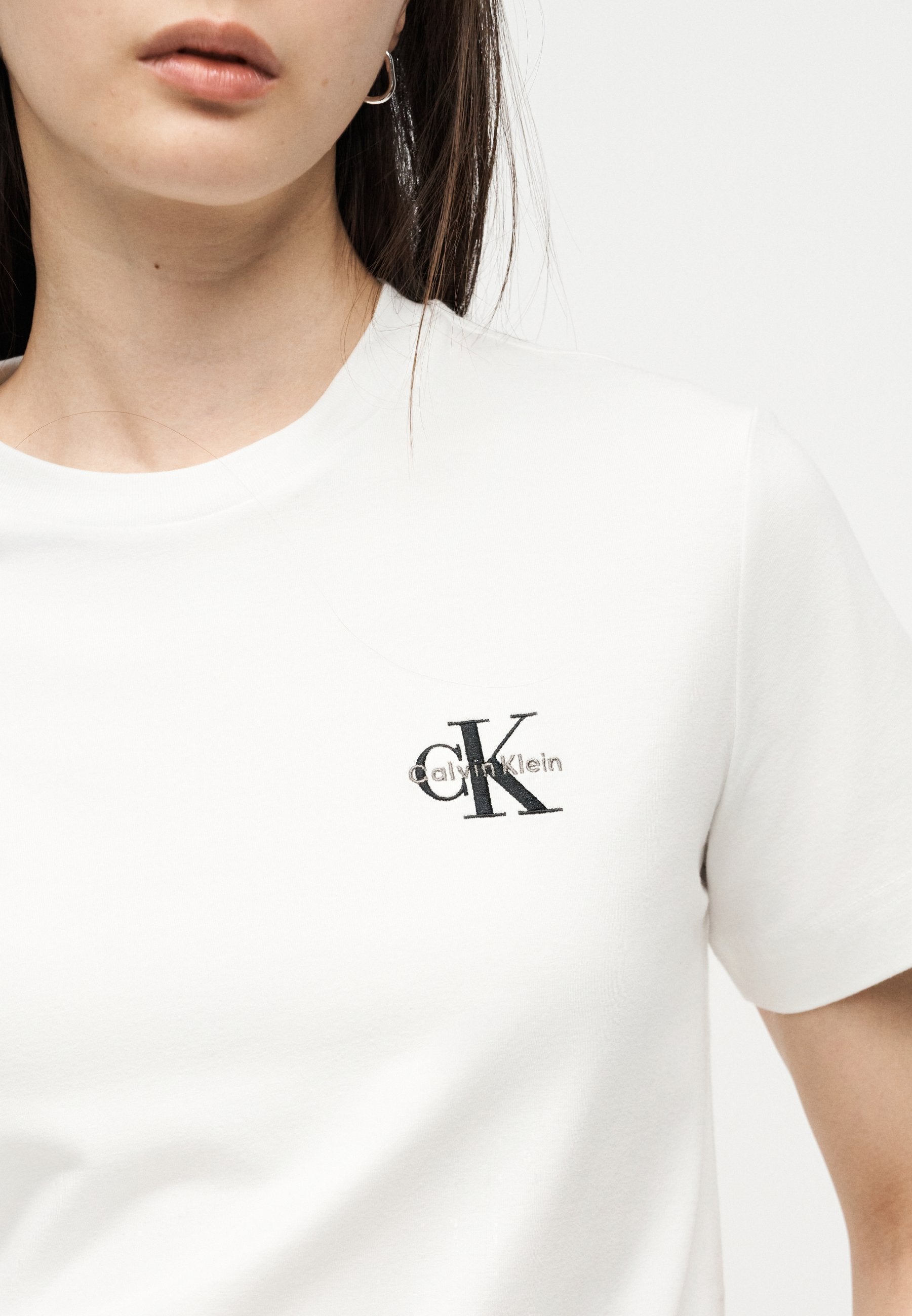 MONOGRAM TEE - Basic T-shirt - bright white