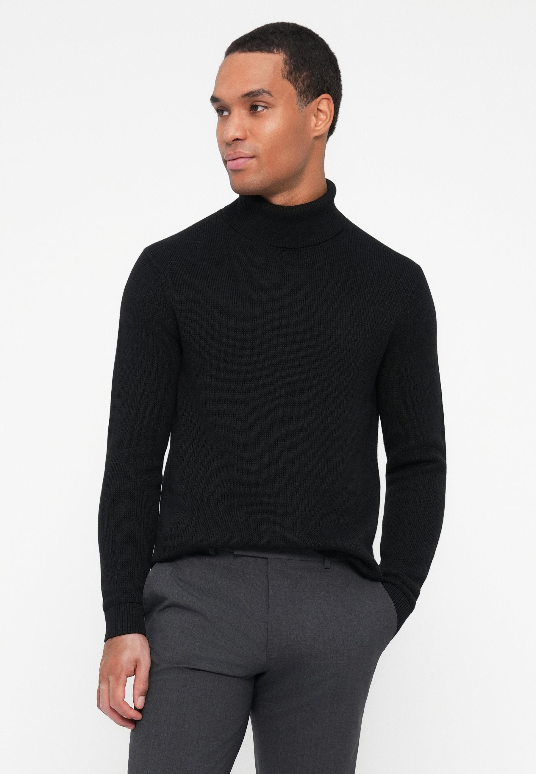 LEON - Trousers - dark grey