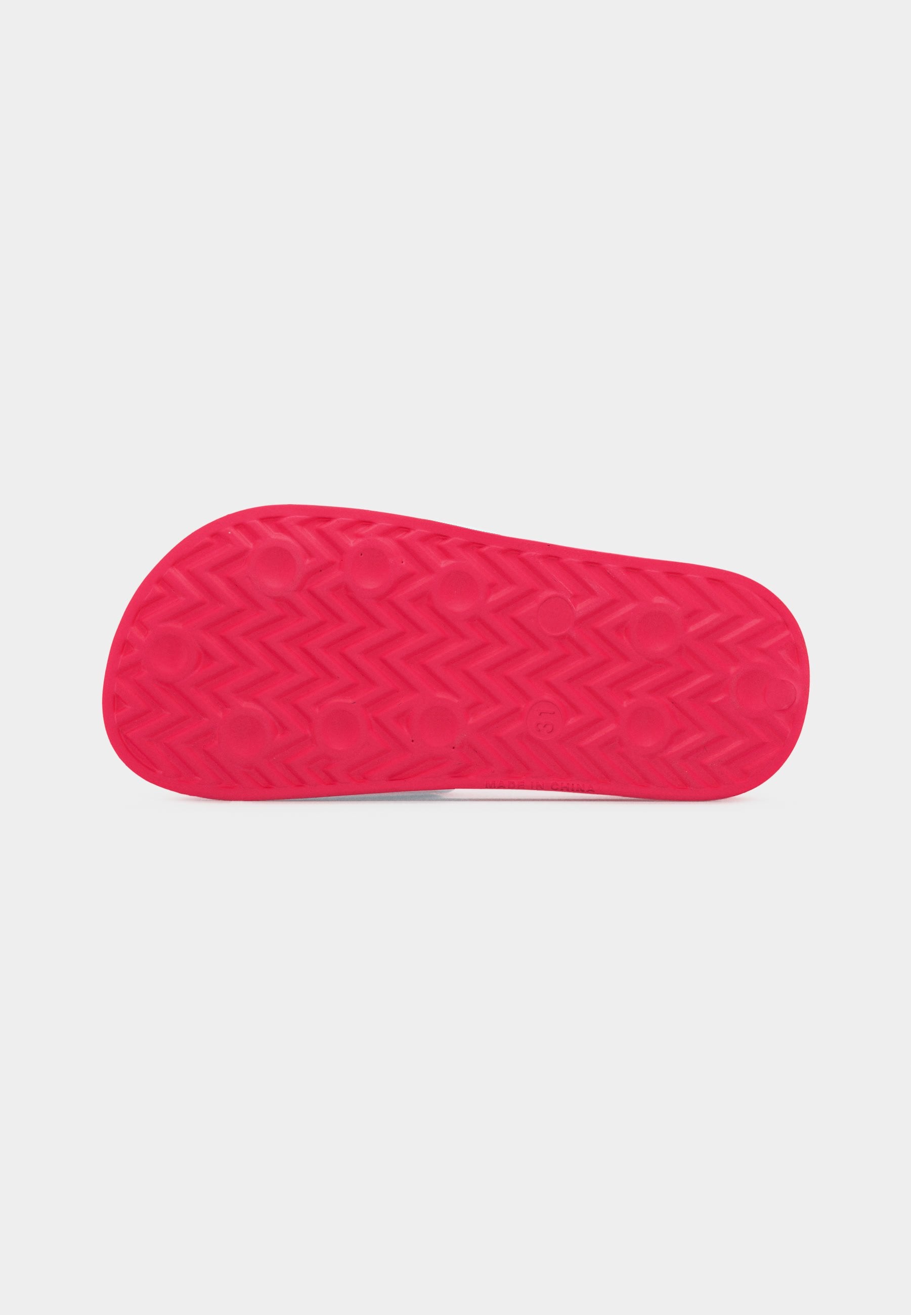 DAMIAN - Slippers - white/fuchsia