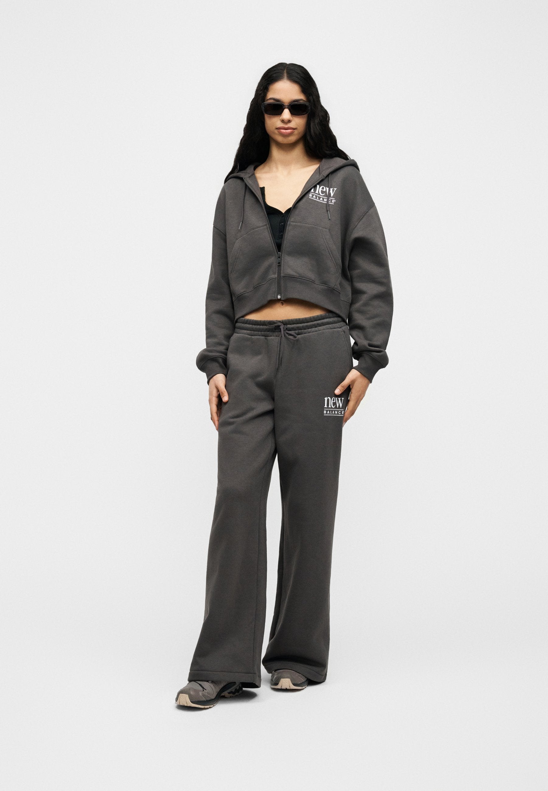 REIMAGINED - Sweat zippé - anthracite