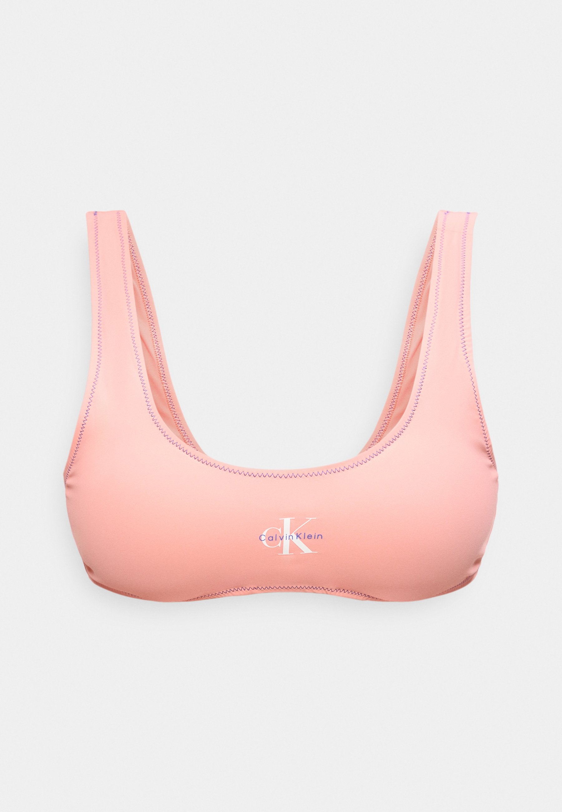 BRALETTE GRAPHIC MONOGRAM - Bikini üstü - yıkanmış parlak kırmızı