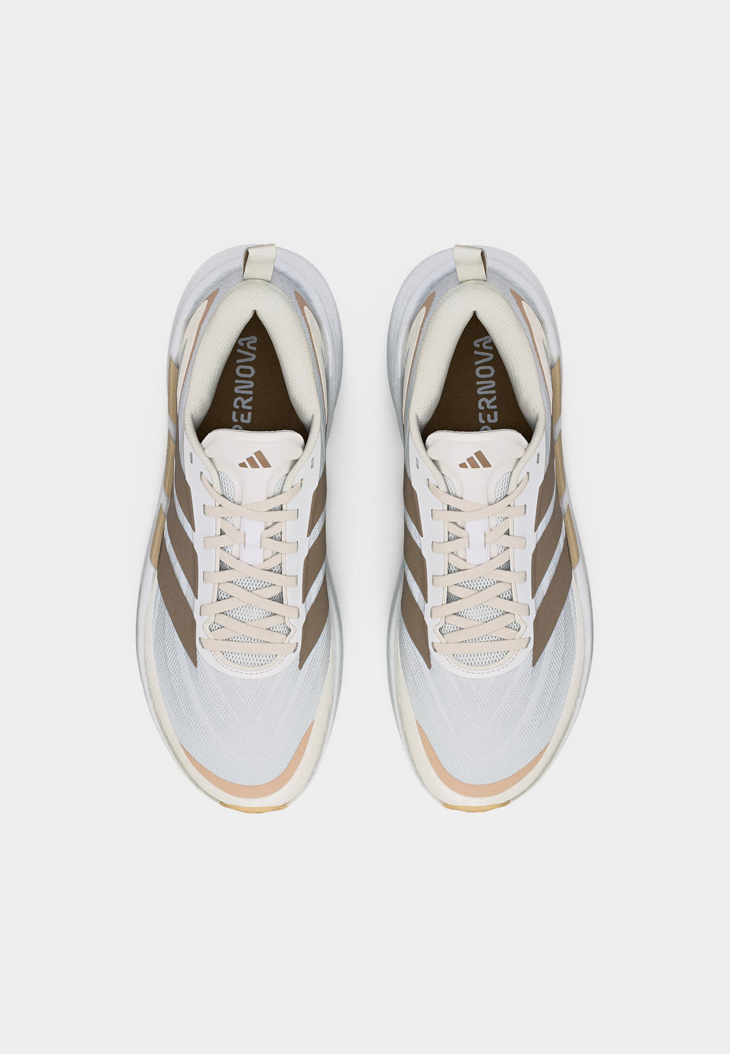 SUPERNOVA GLIDE M - Road running shoes - crystal white/khaki six