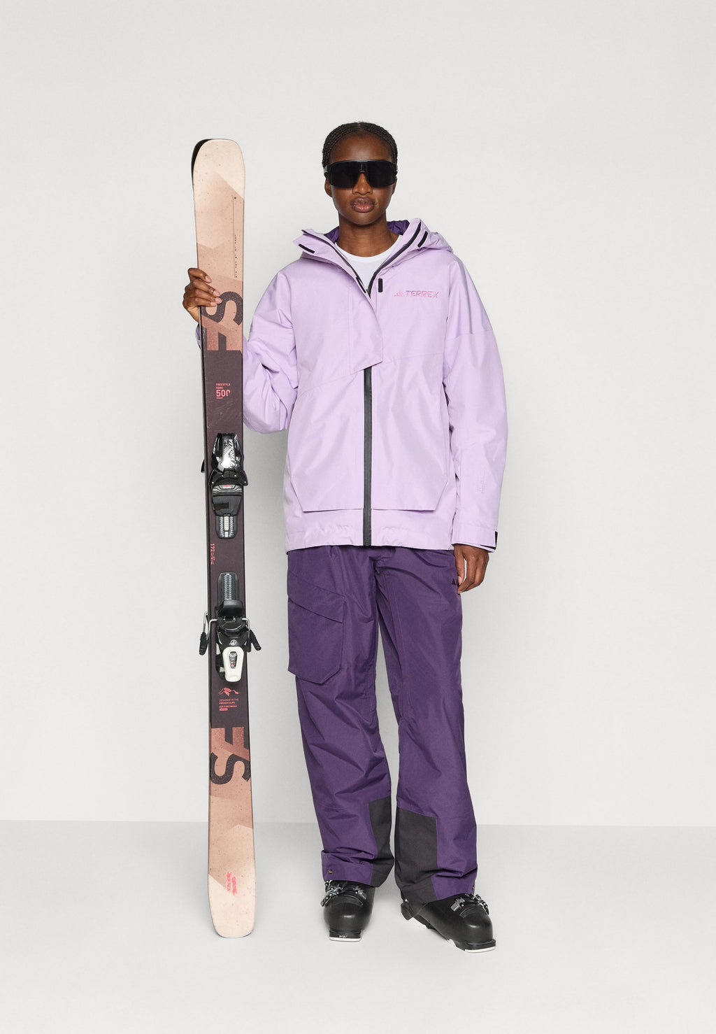 Ski jacket - powder plum