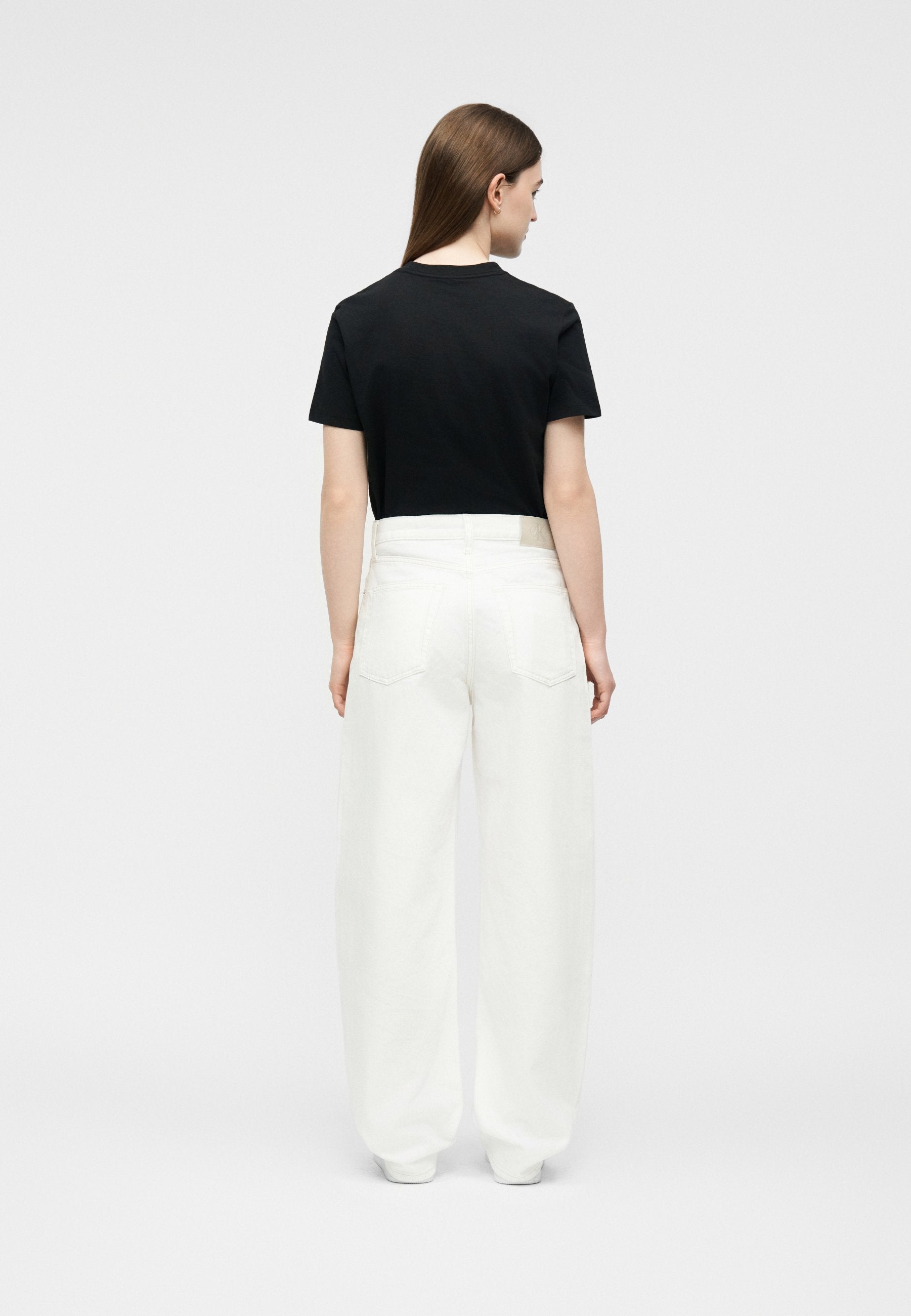 BARREL  - Baggy Jeans - chalk white