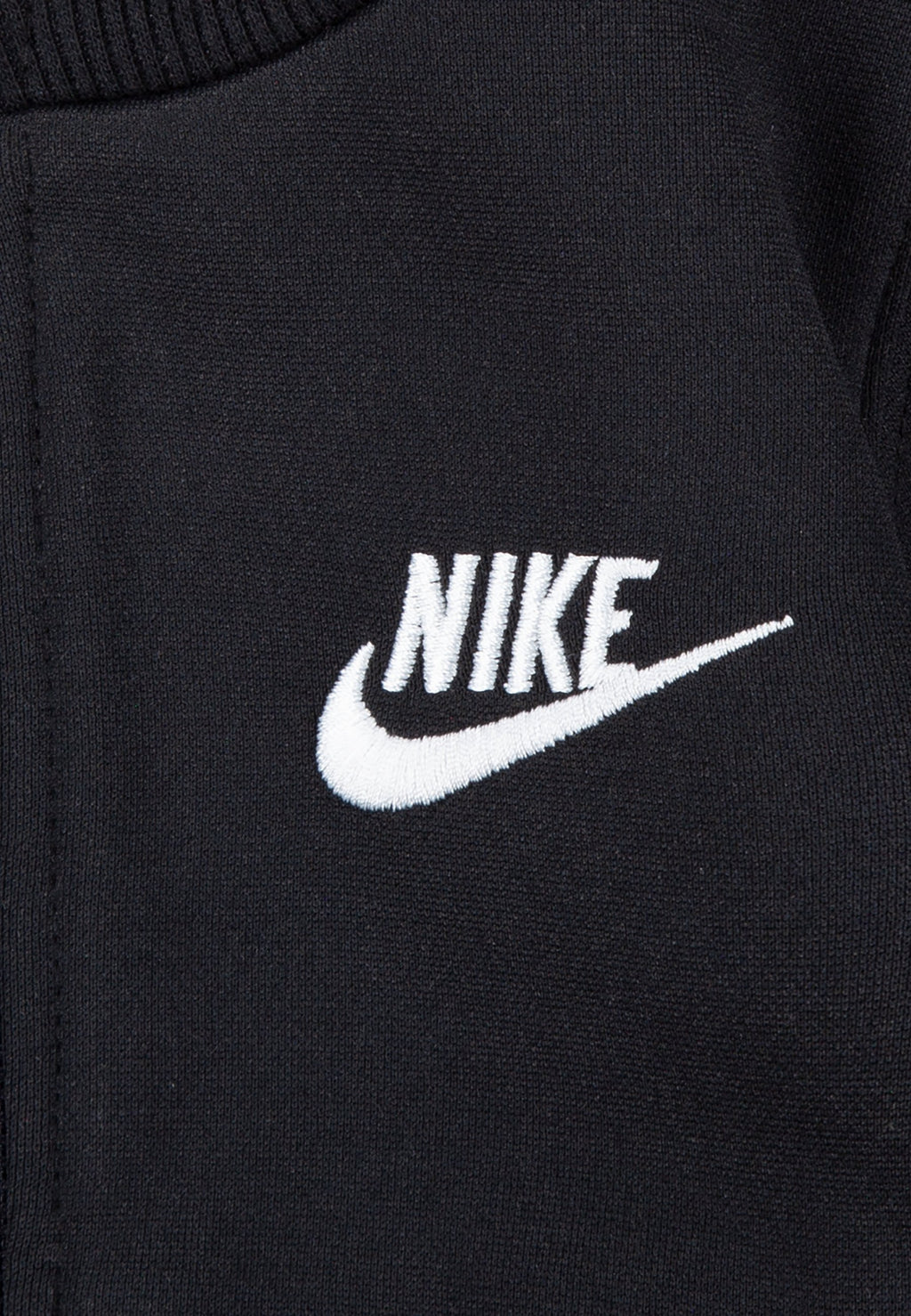 FULL ZIP WITH LOGO TAP UNISEX  - Zip-up sweatshirt - black