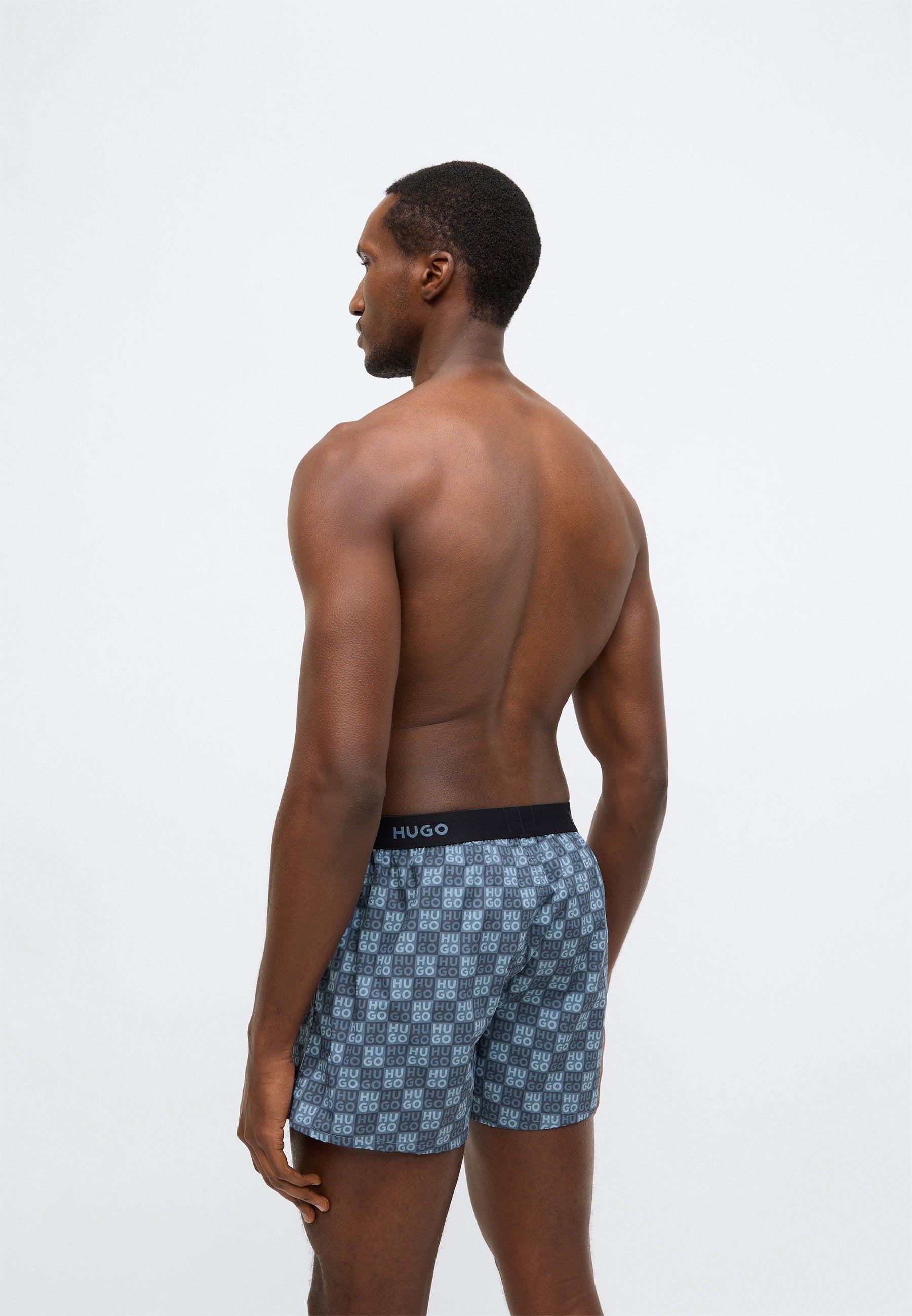 TRIPLET 3 PACK - Boxer shorts - black/light blue
