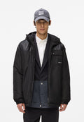 MIXED UTILITY - Light jacket - black-shiny black