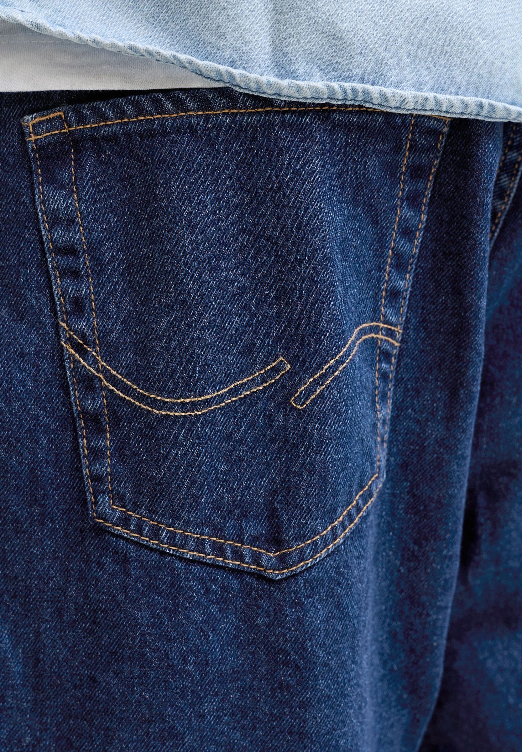 Relaxed Fit Plus Size JJICHRIS JJORGINAL AT 637 NOOS PLS - Relaxed fit jeans - blue denim