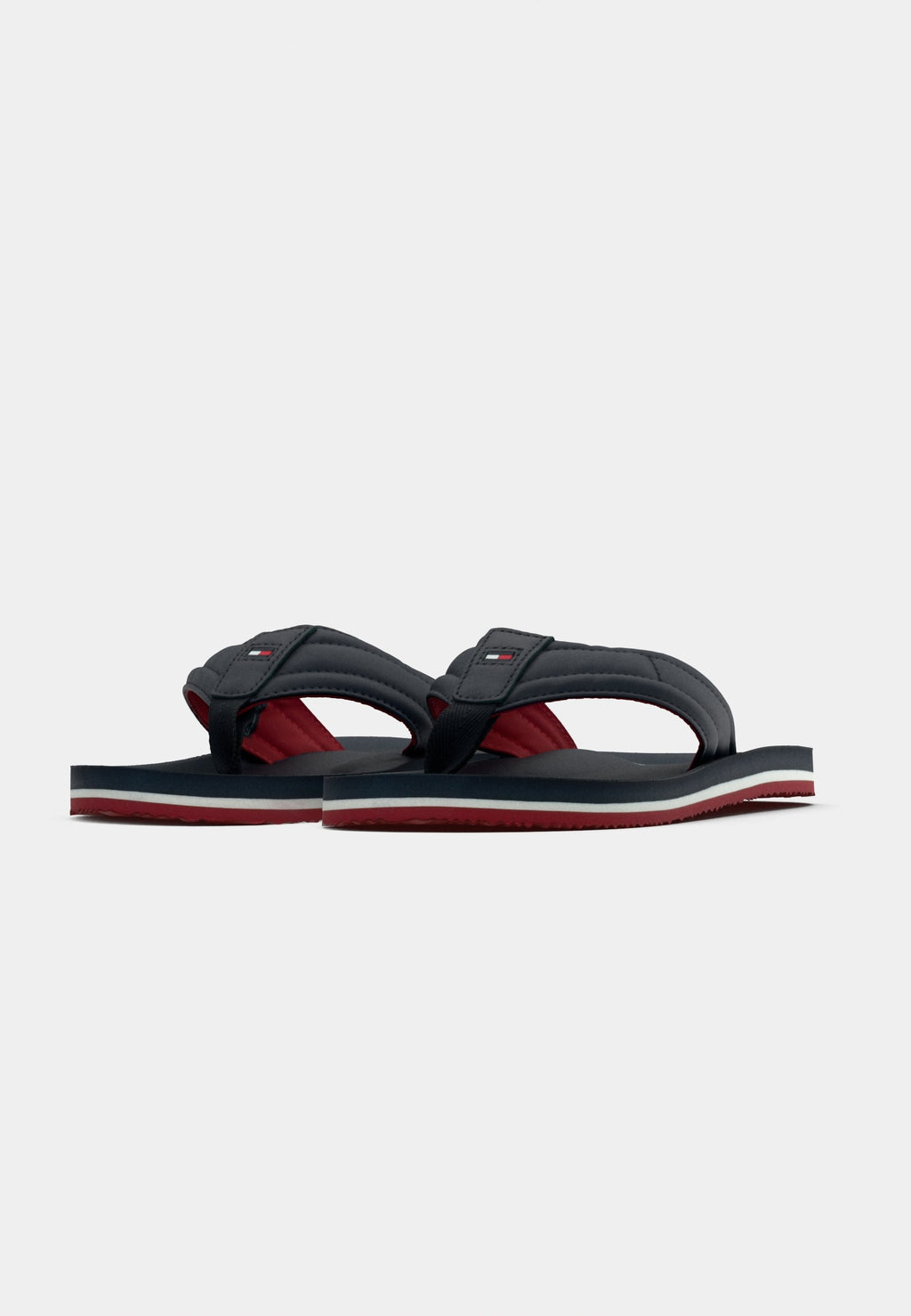 FLAG PADDED STRAP FLIP-FLOPS - T-bar sandals - desert sky