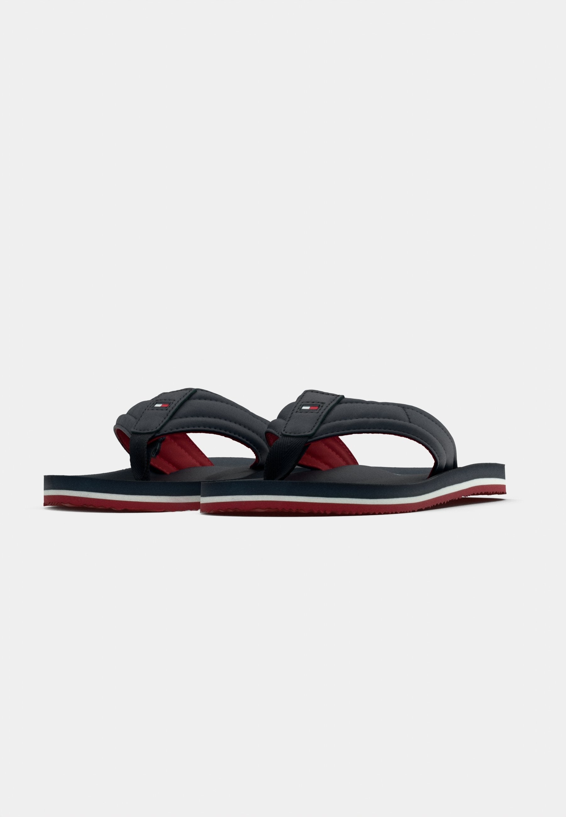 FLAG PADDED STRAP FLIP-FLOPS - T-bar sandals - desert sky