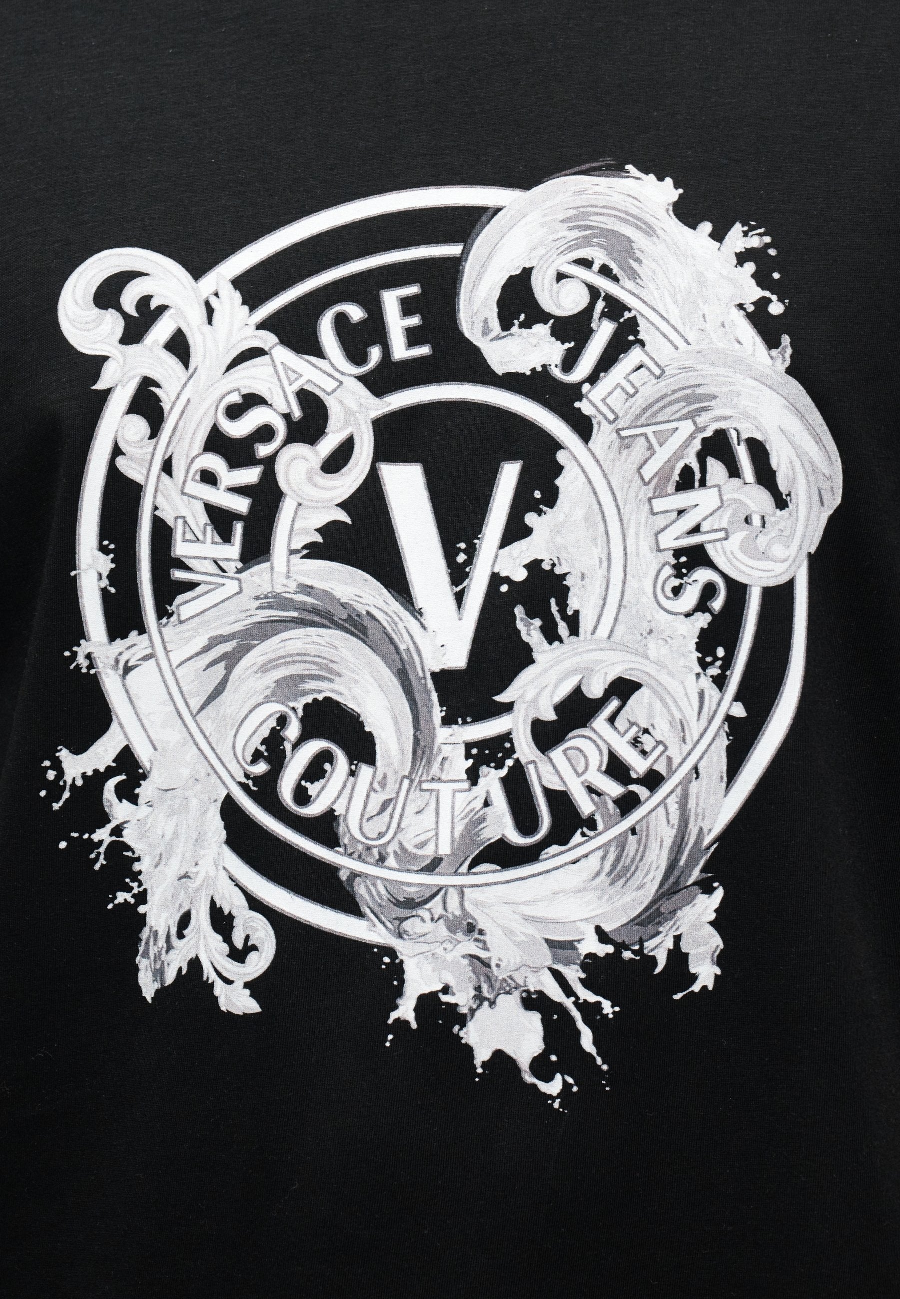 EMBLEM WAVE - Print T-shirt - black