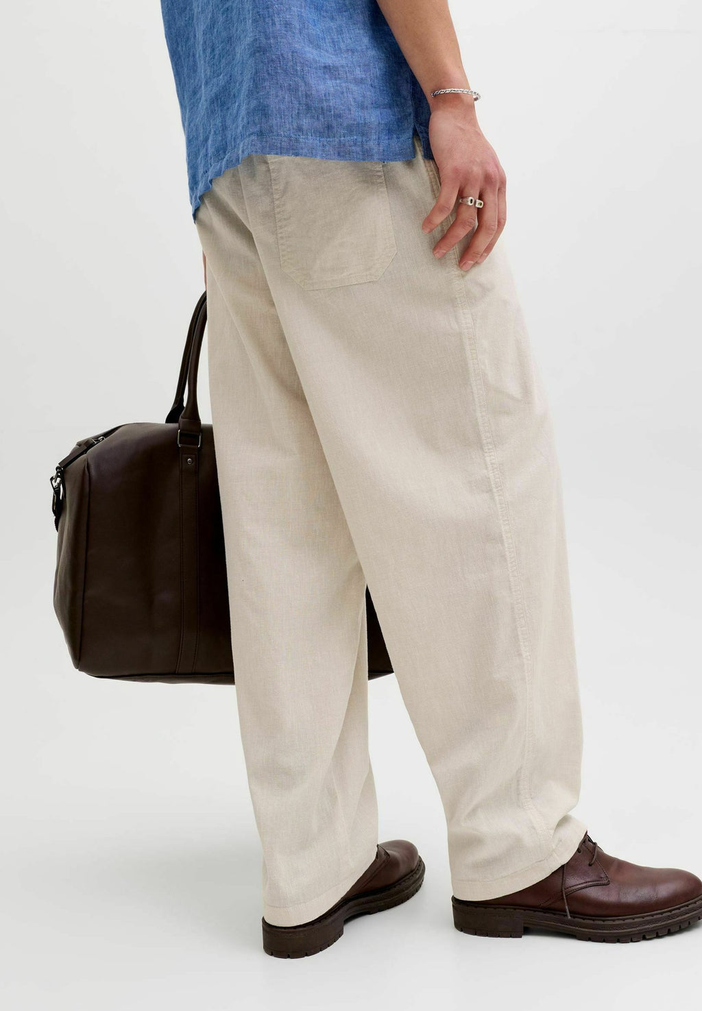 Barrel Fit - Trousers - string