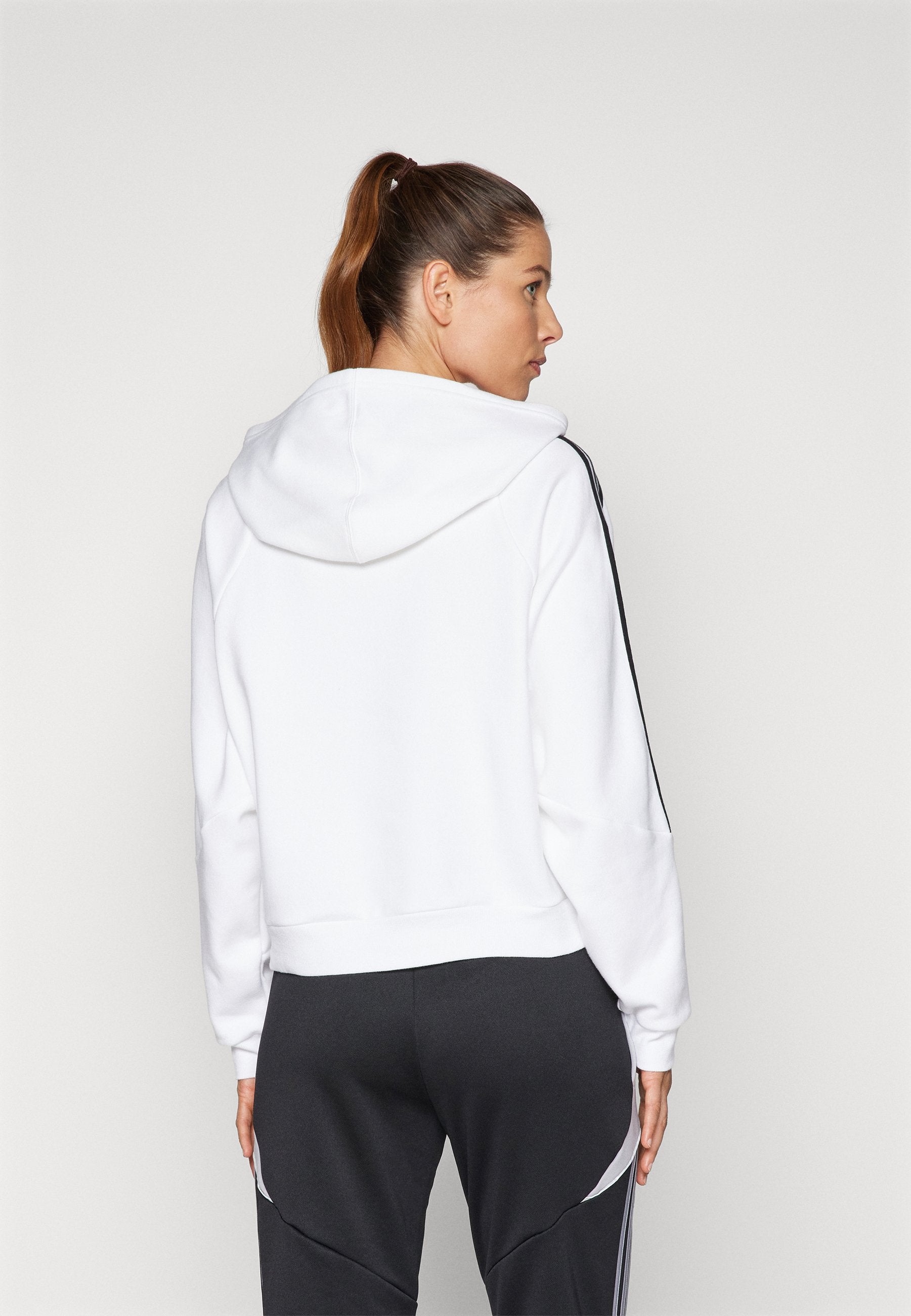 TIRO24 SWEAT HOODIE - Hoodie - white/black