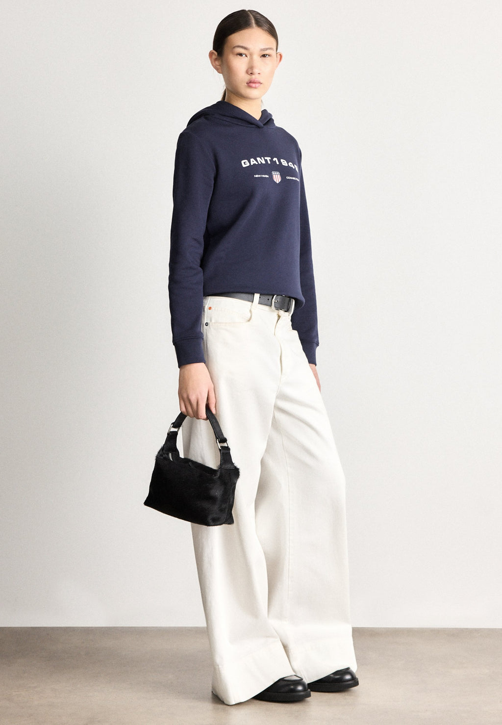 GRAPHIC HOODIE - Hoodie - evening blue