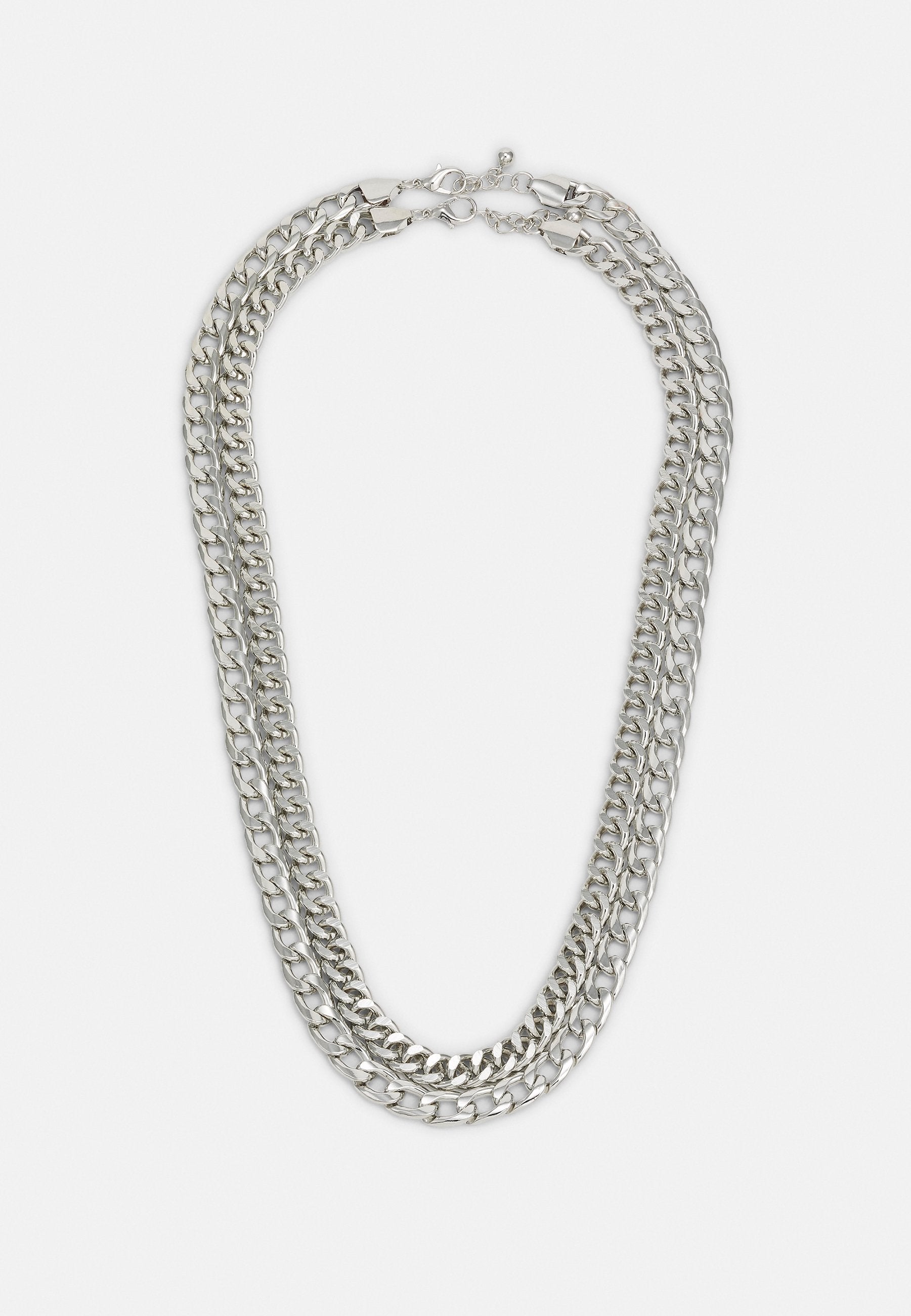 JACESTE NECKLACE UNISEX 2 PACK - Necklace - silver-coloured