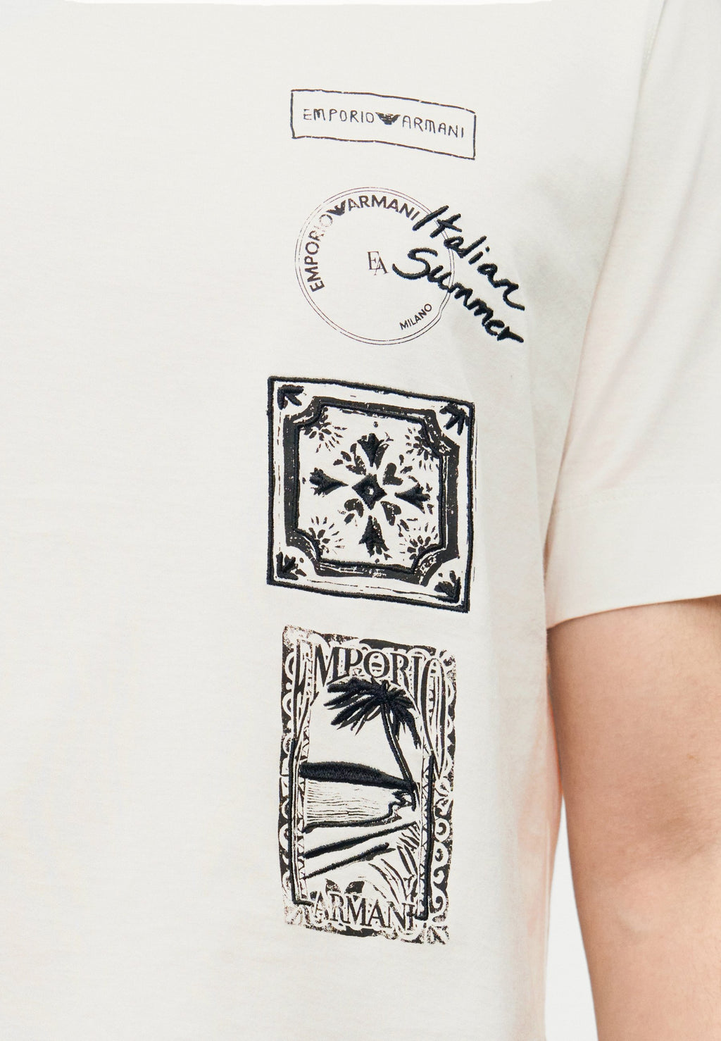 Print T-shirt - off-white