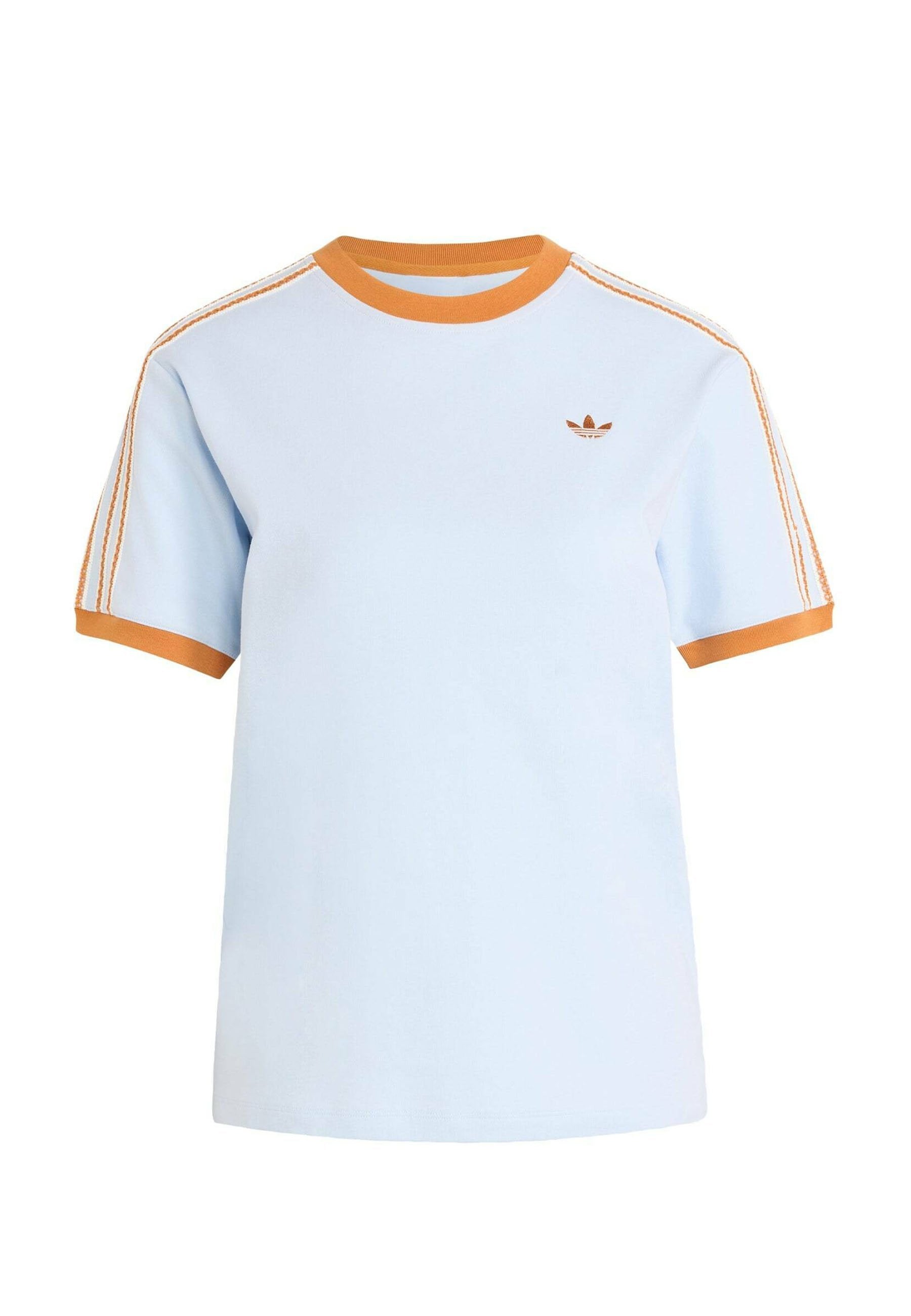 SUMMER GLOW ADVANCED THREE STRIPES - Print T-shirt - crystal sky