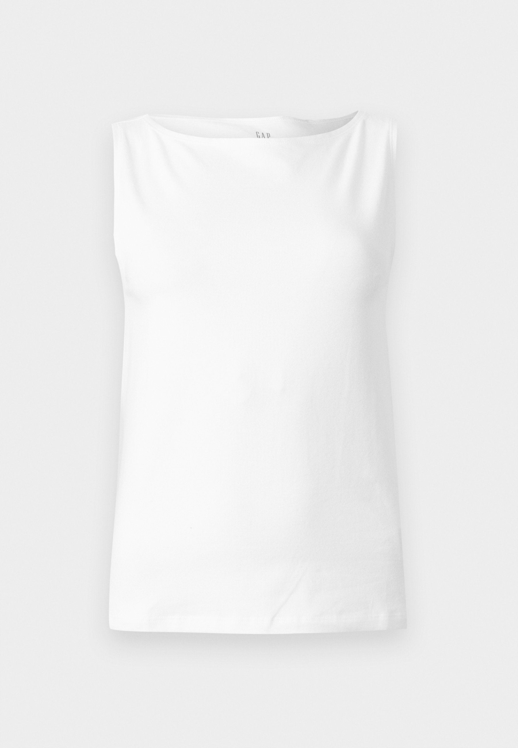 KAYIK YAKA TANK TOP - Üst - beyaz