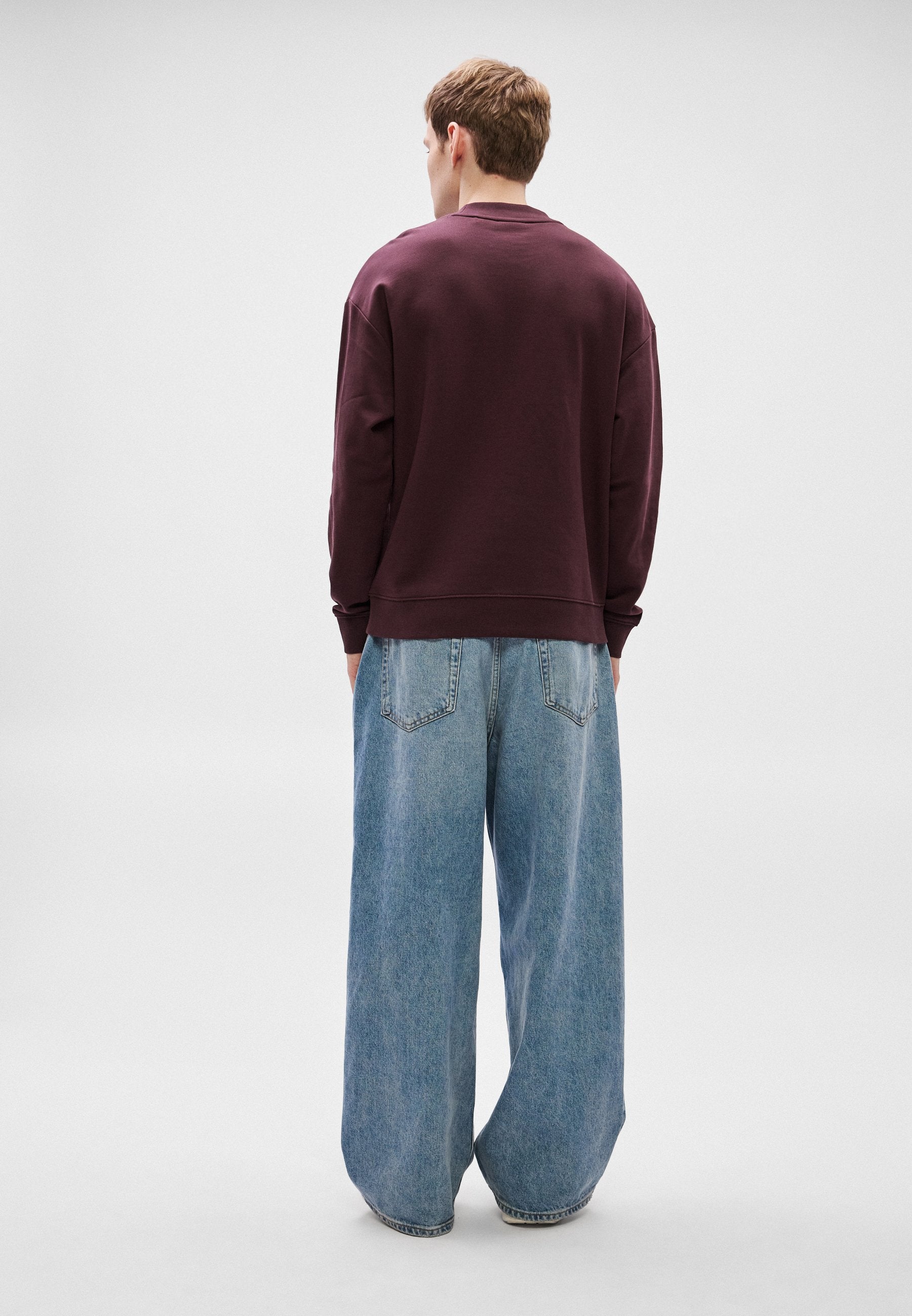 DAPO CREW - Sweatshirt - open brown
