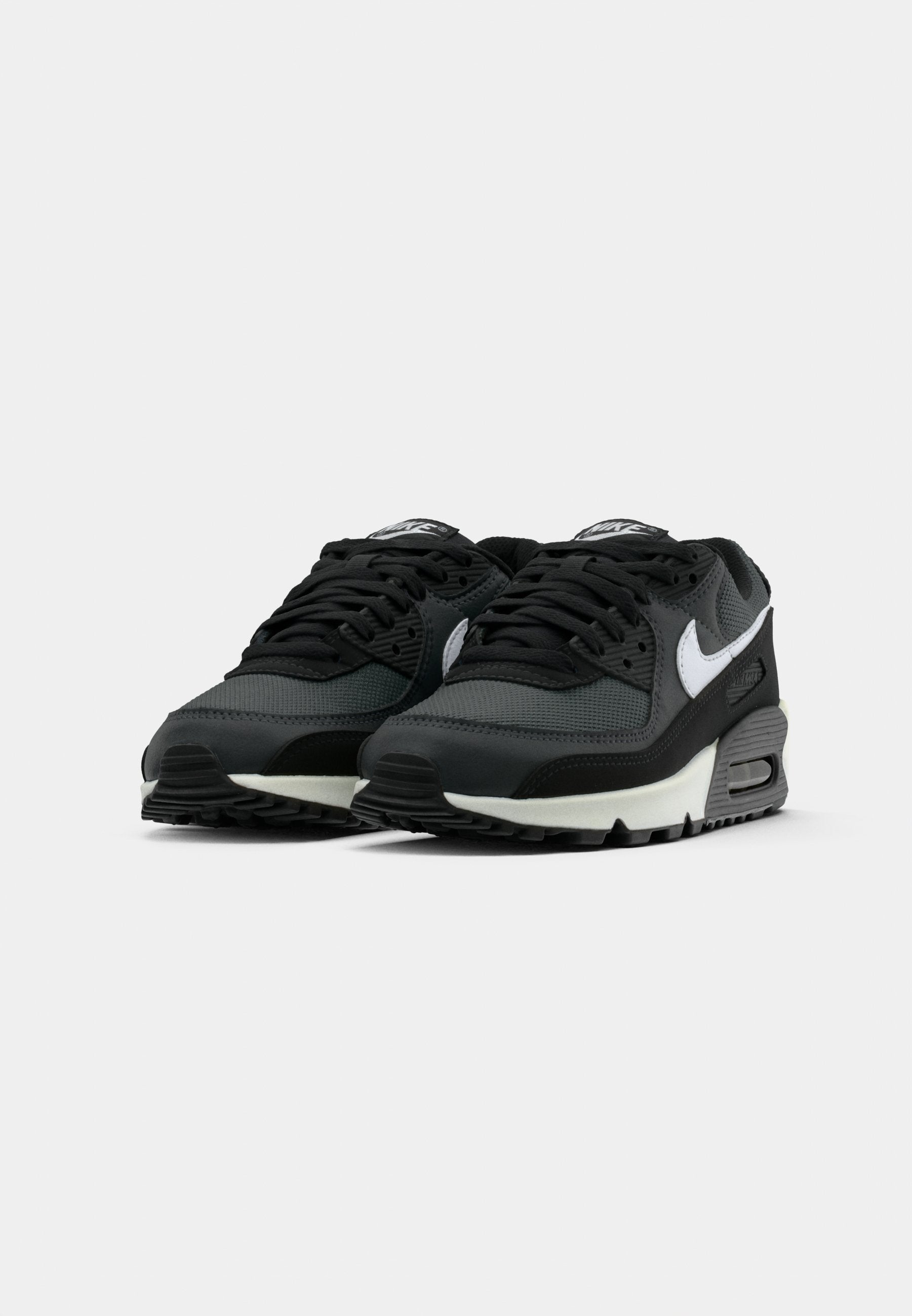 AIR MAX 90 - Spor ayakkabı - siyah/beyaz/metalik gümüş renkli