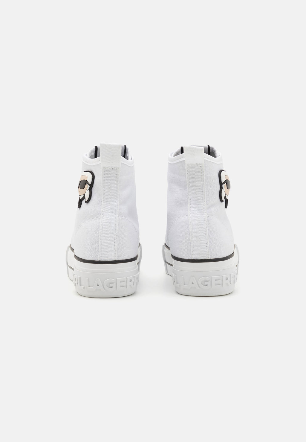 KAMPUS MAX PATCH LACE - High-top trainers - white