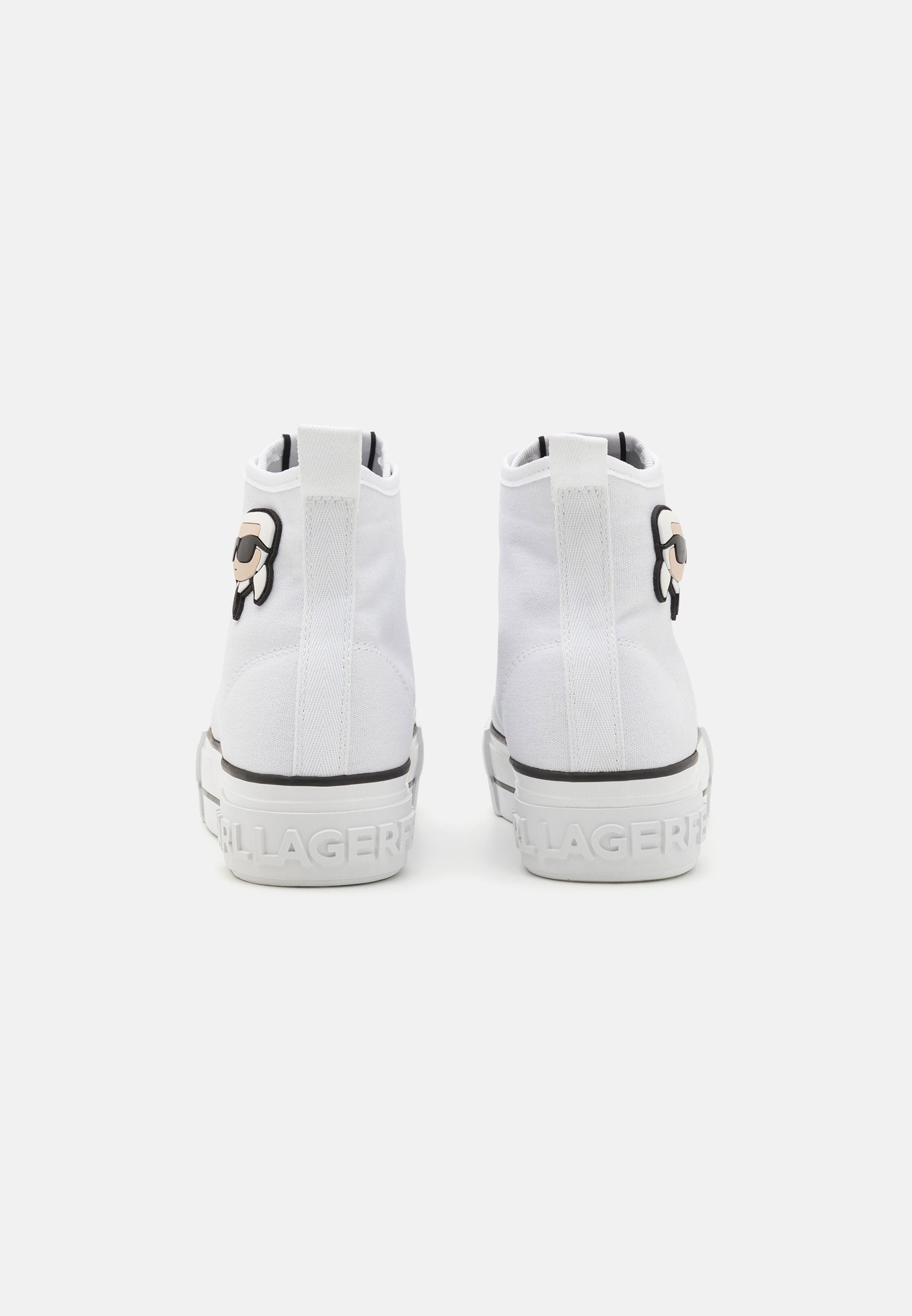 KAMPUS MAX PATCH LACE - High-top trainers - white