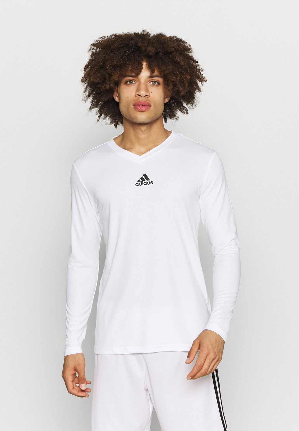 TEAM BASE TEE - Long sleeved top - white