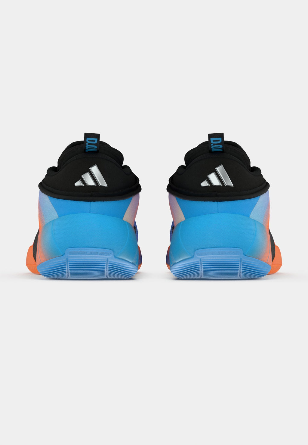 D.O.N. ISSUE 7 ALL-STAR WEEKEND UNISEX - Basketball shoes - core black/lucid orange/silver-coloured metallic