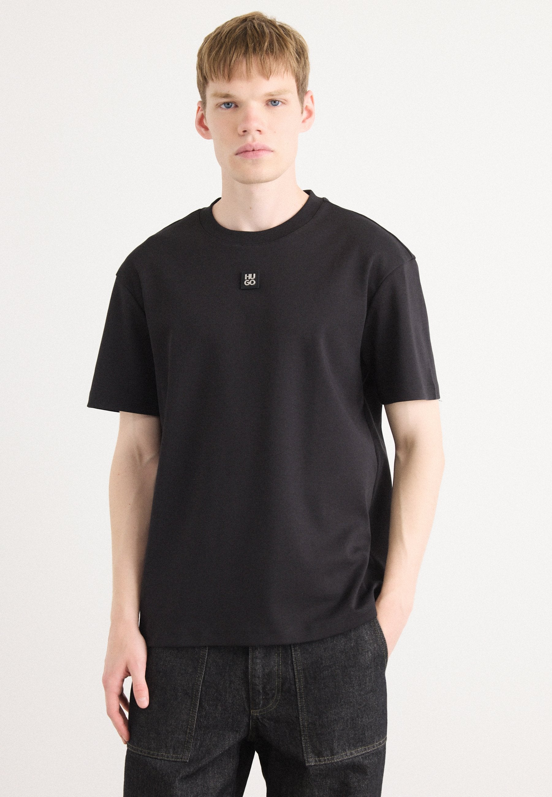 DALILE - Basic T-shirt - black