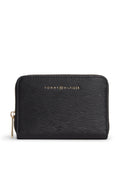 METALLIC LOGO ZIP-AROUND TEXTURED WALLET - Wallet - black